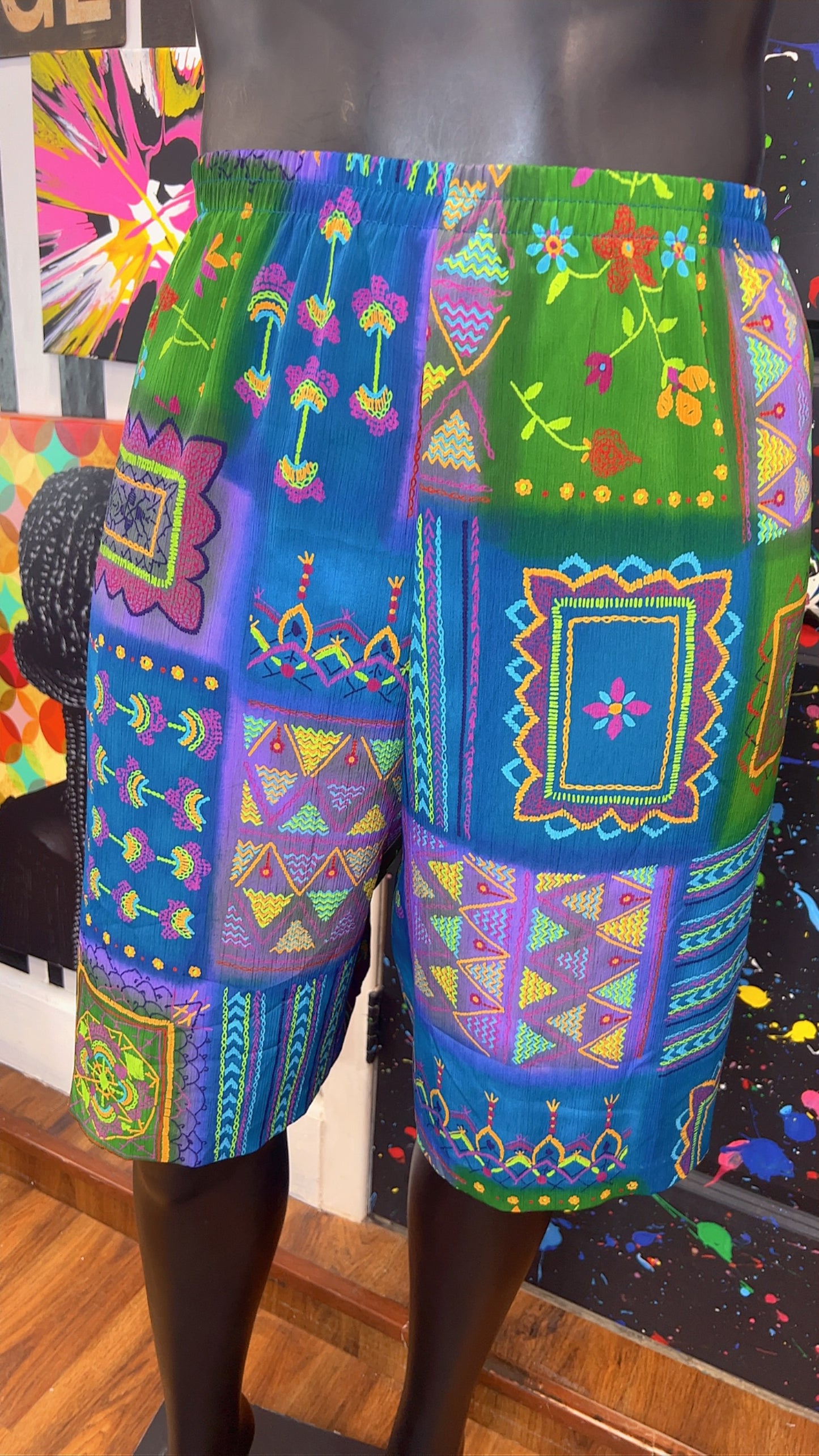 Vintage Abstract Shorts (20)