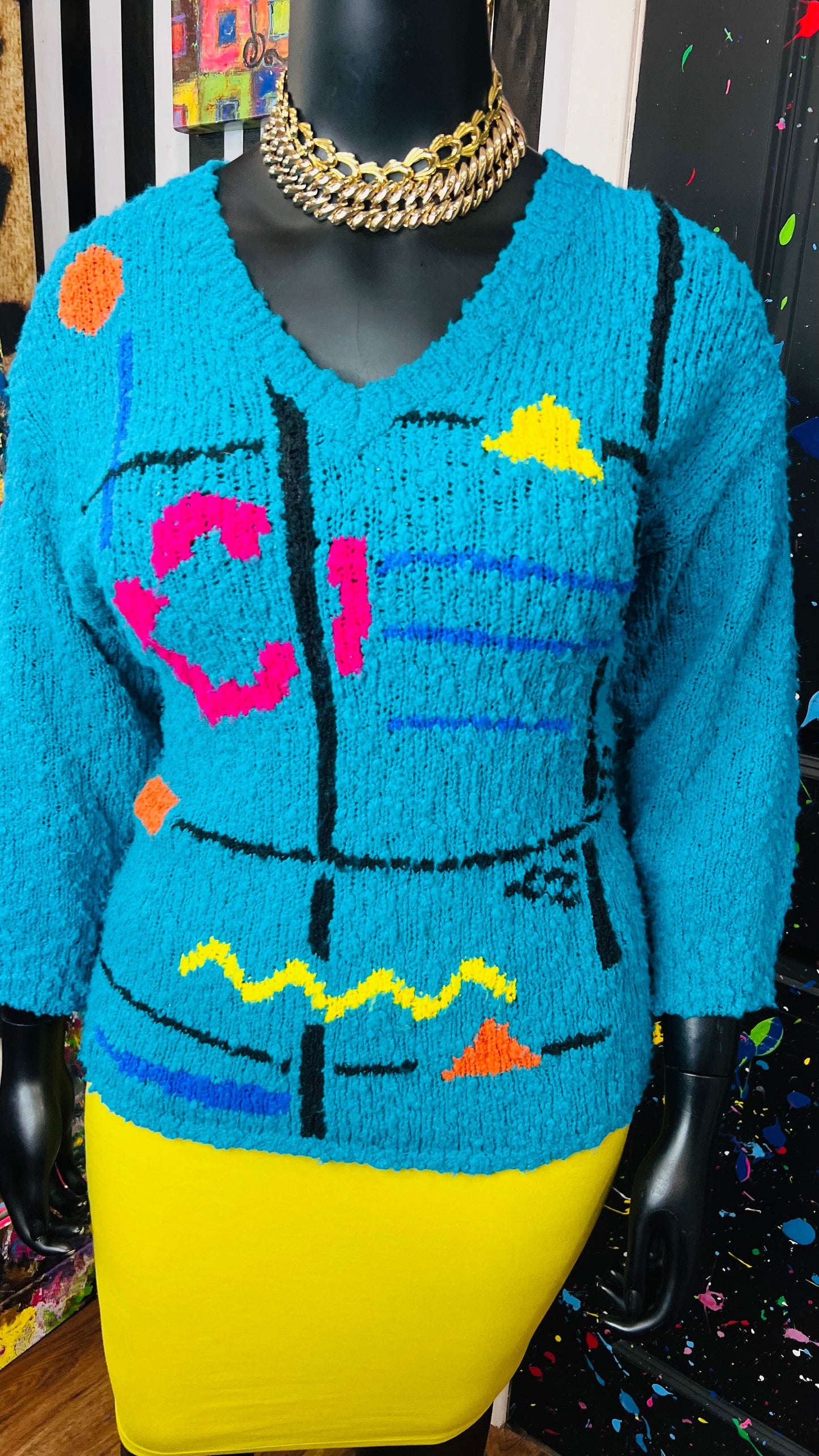 Vintage Knit Sweater 80’s (20/22)