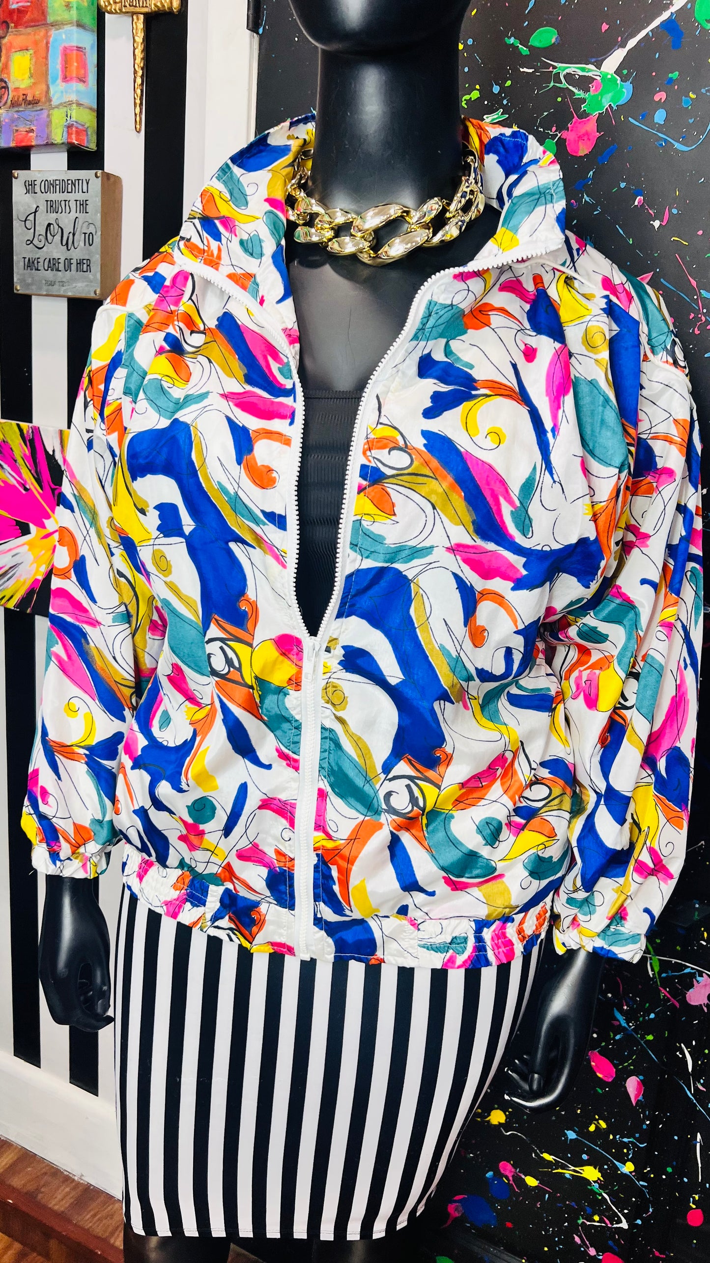 Vintage Abstract Wind Breaker (20)
