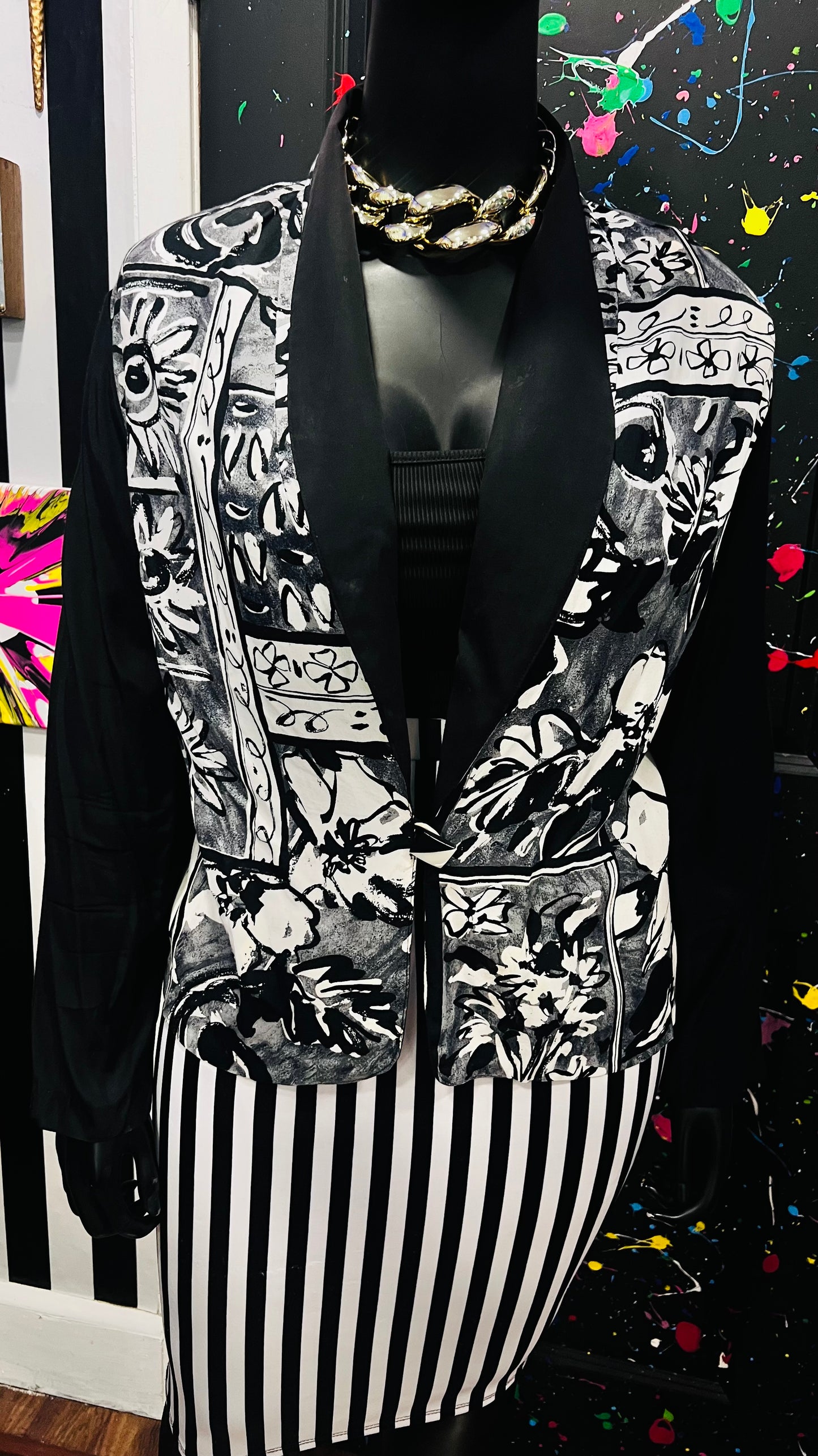 Vintage Rayon Blouse (24W)