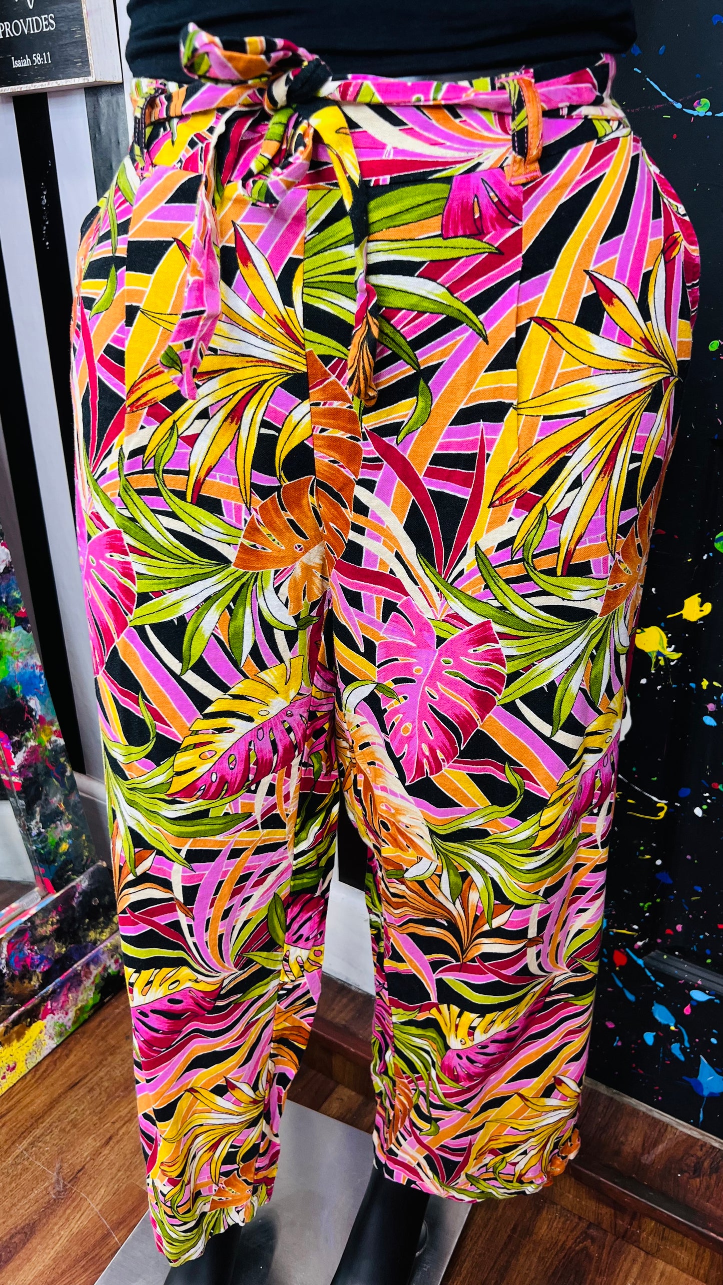 Ashley Stewart Tropical Pants Set (18)