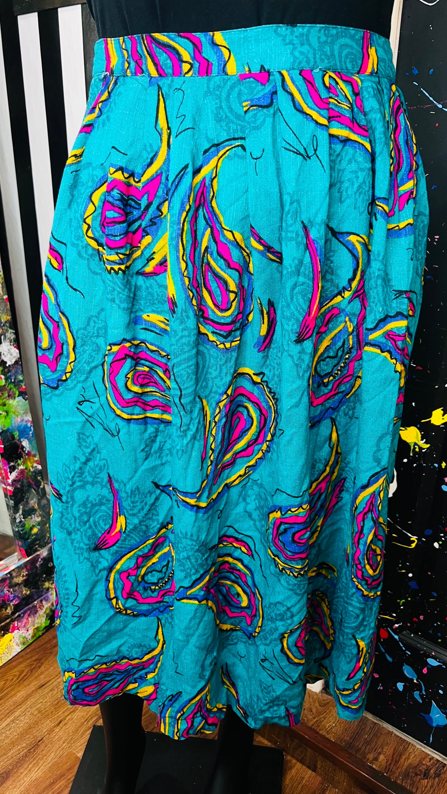 Vintage Abstract Skirt (18)