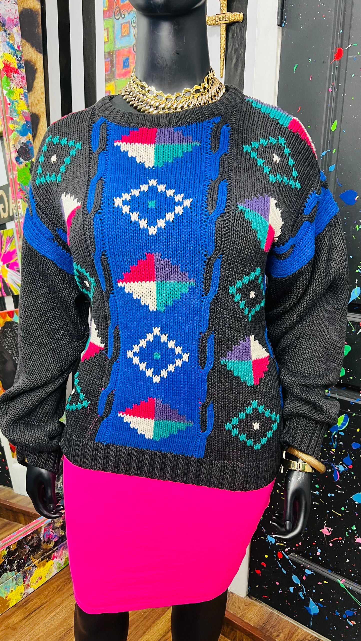 Vintage Knit Sweater (20)