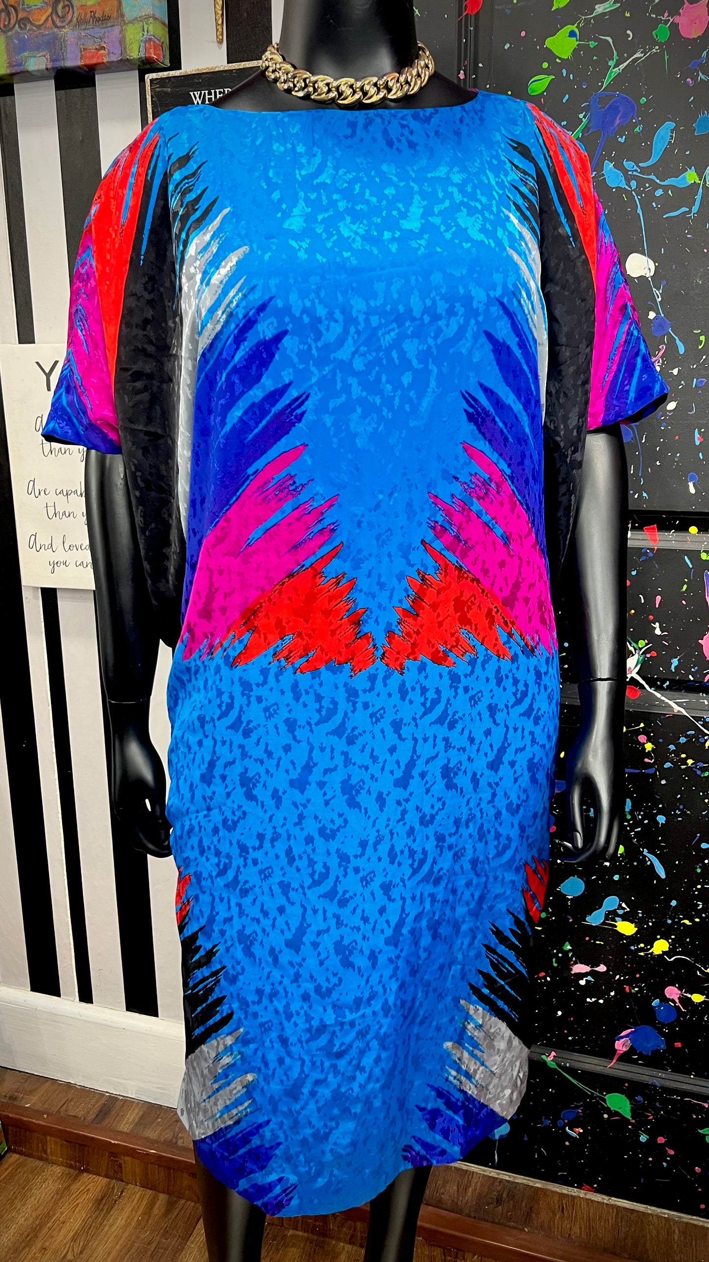 Vintage Kaftan Style Dress (12)
