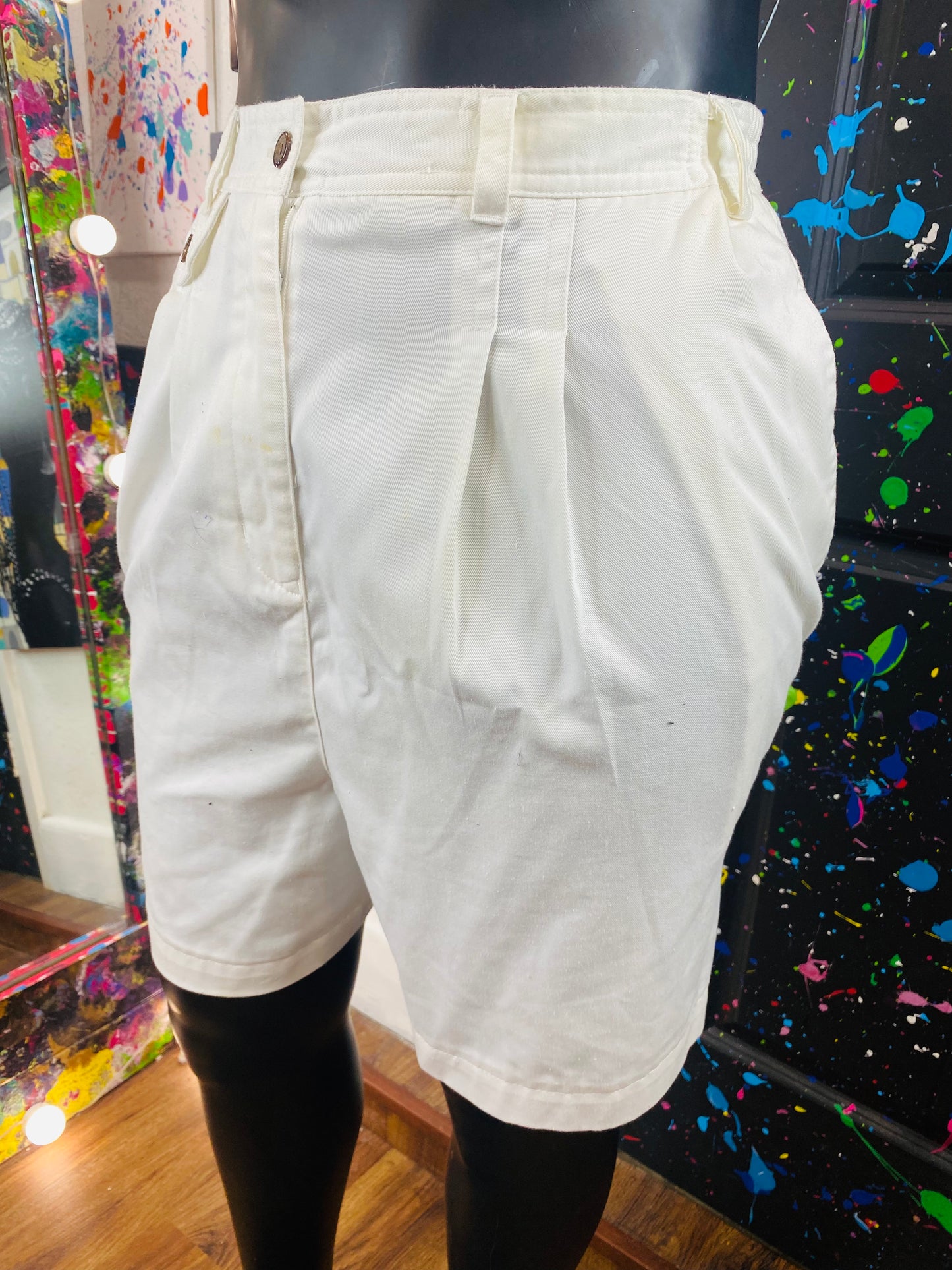 Vintage White Shorts