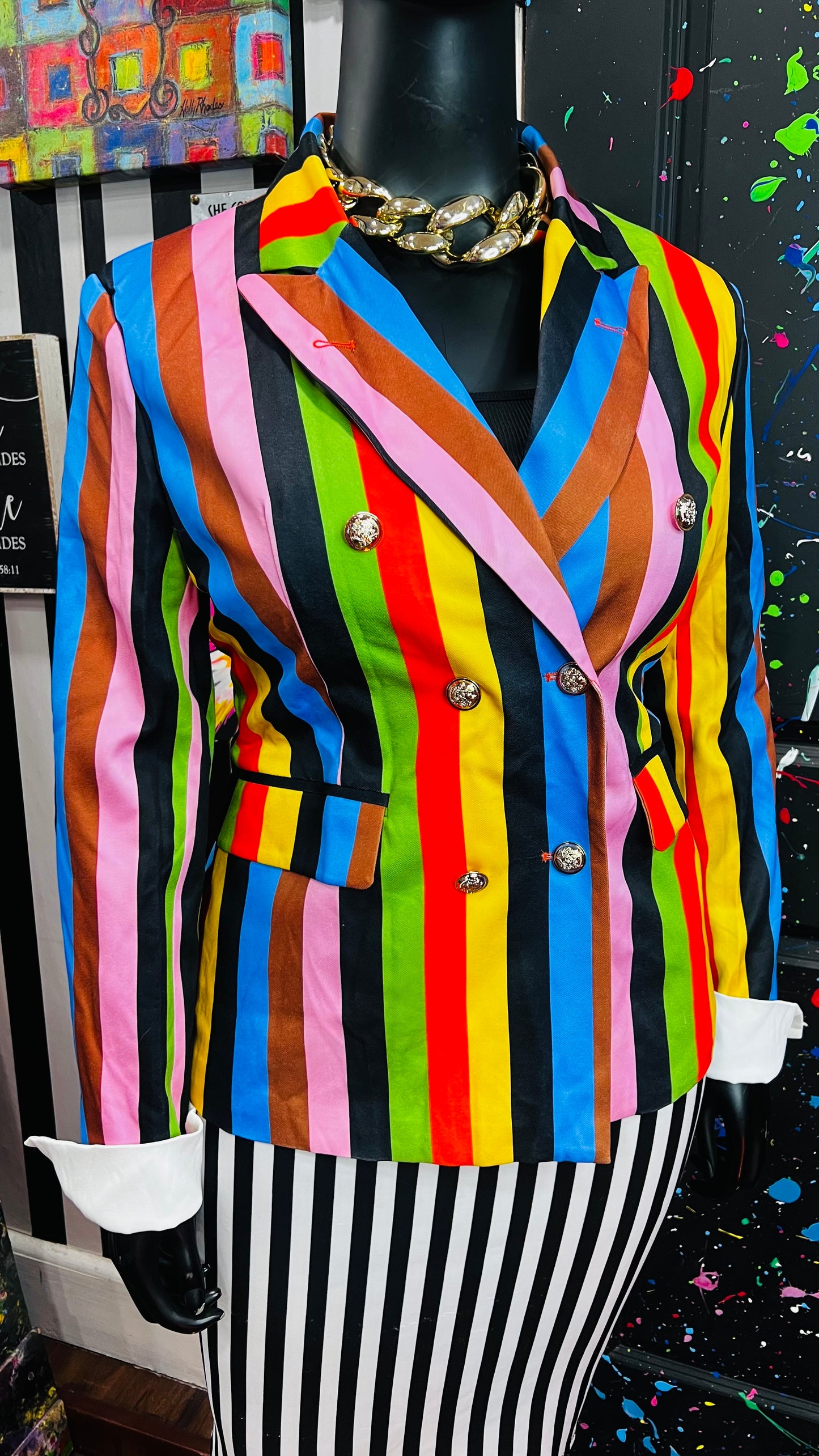 Striped Blazer (14/16)