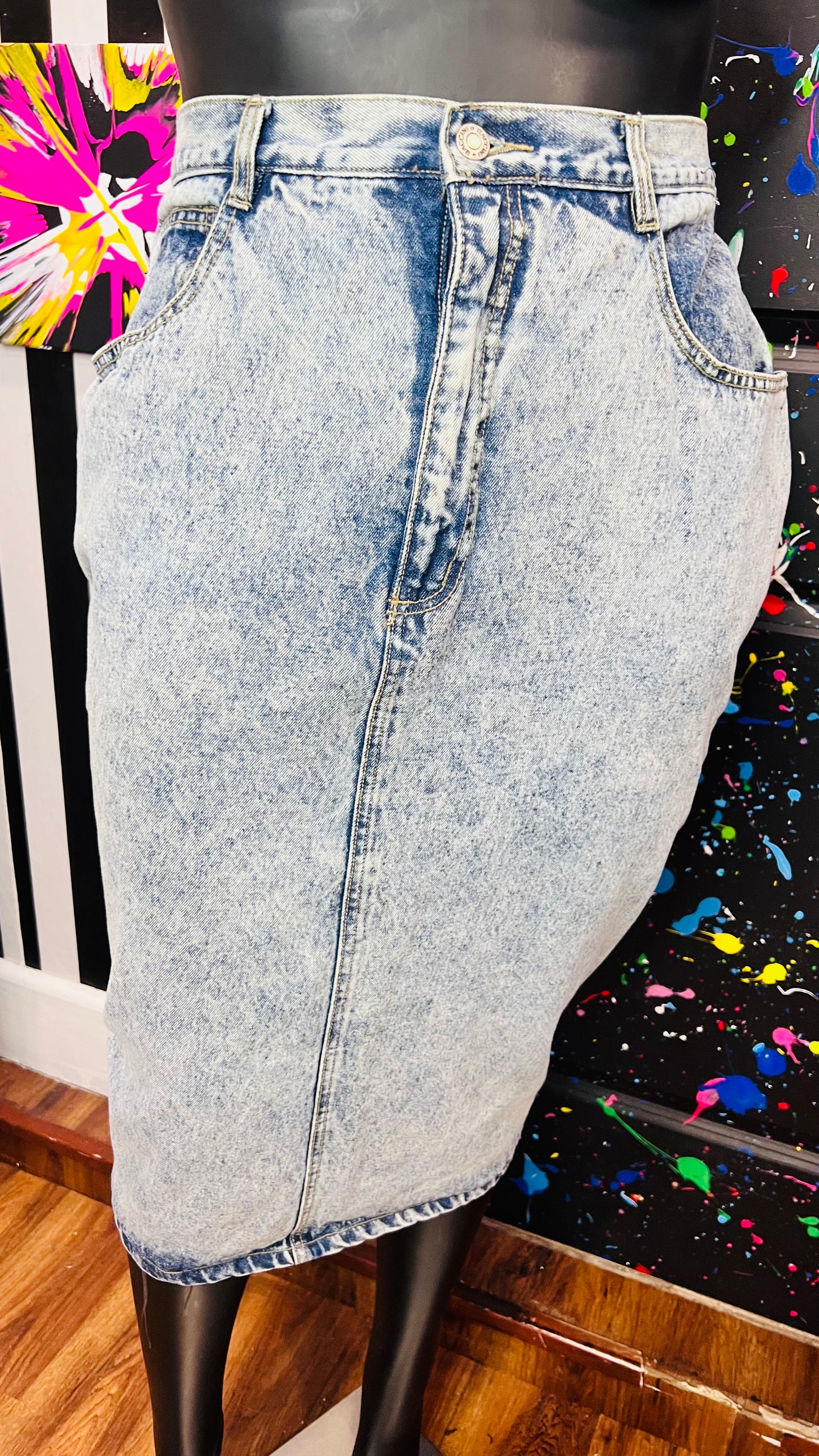 Vintage Denim Skirt (20)