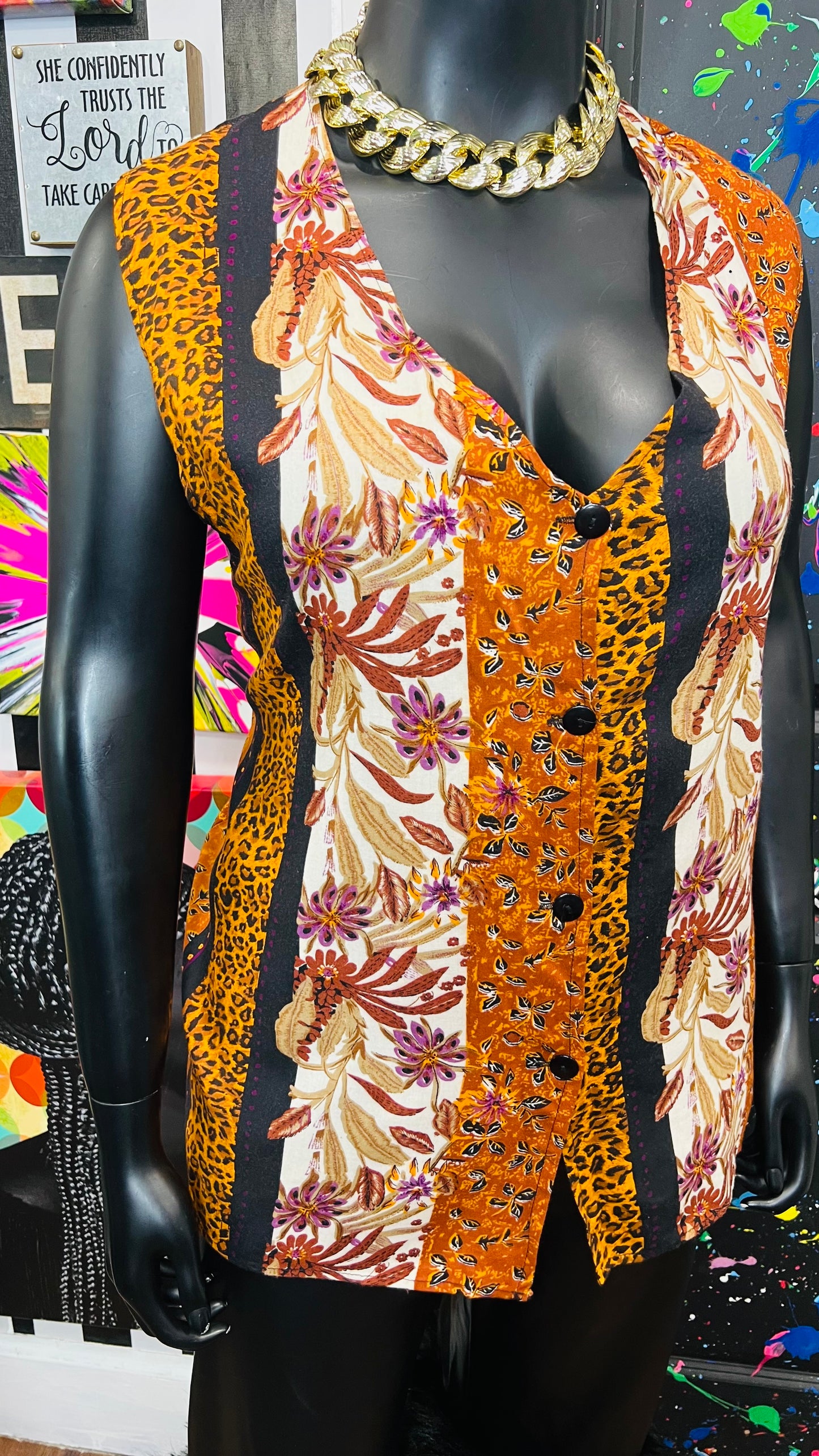 Vintage Sleeveless 90’s Blouse (24)