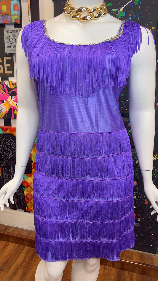 Purple Fringe Dress (24)