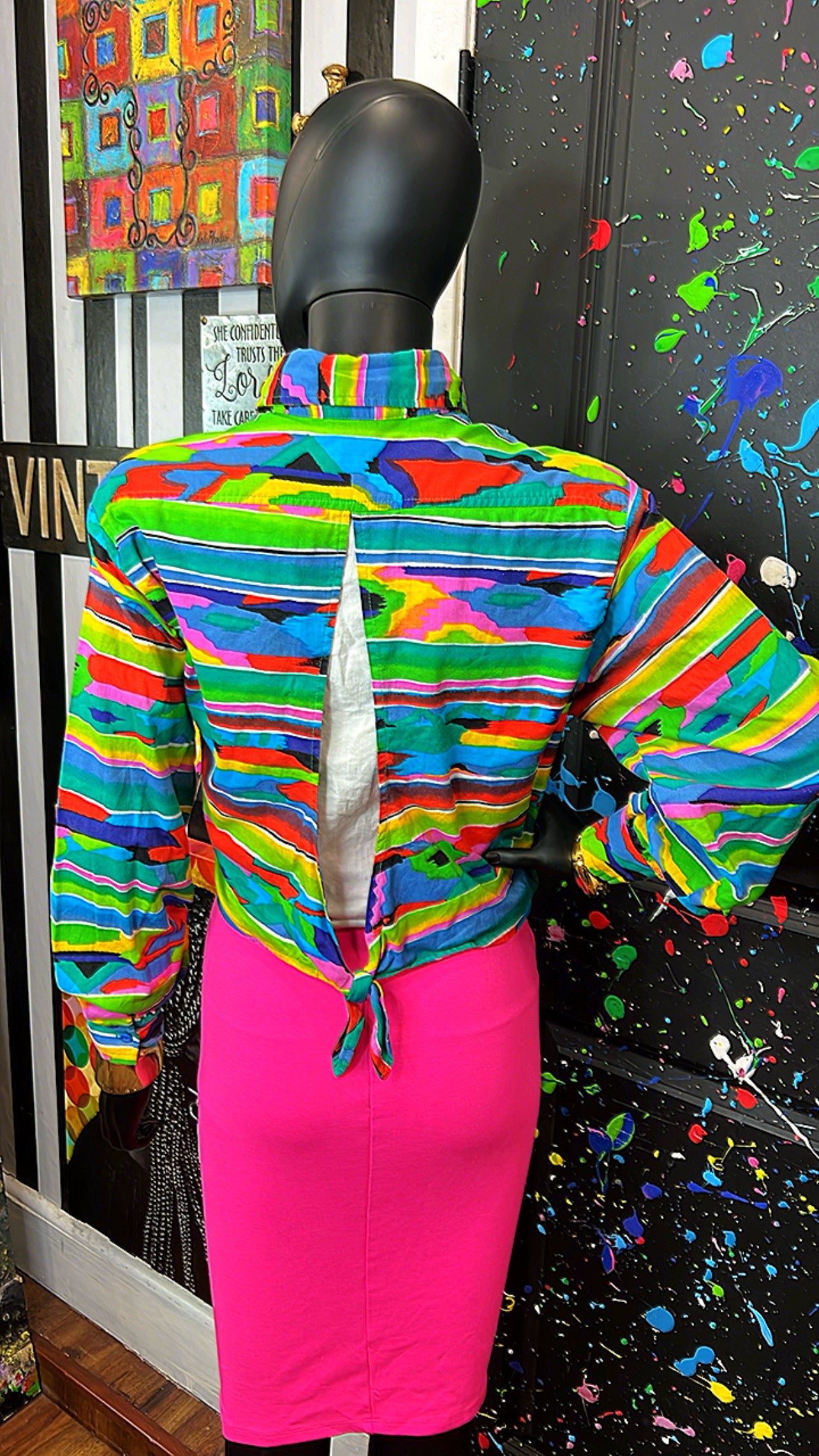 Vintage Cotton Western Blouse (12)