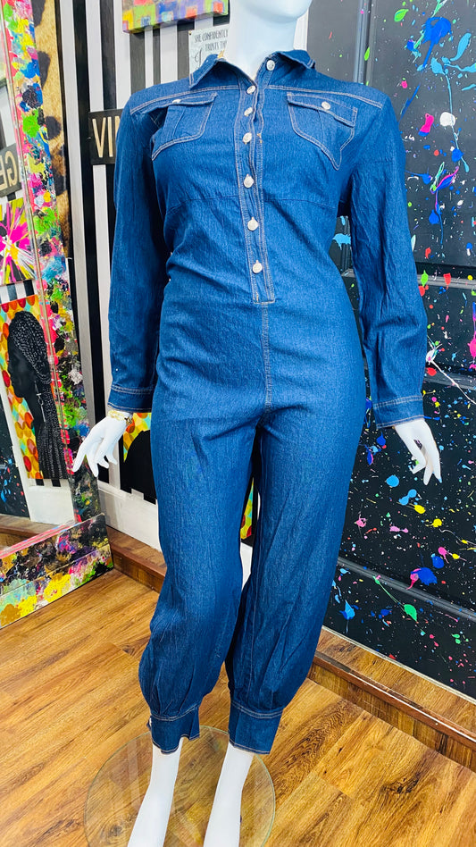 Denim Cuffed Leg Jumpsuit (20)