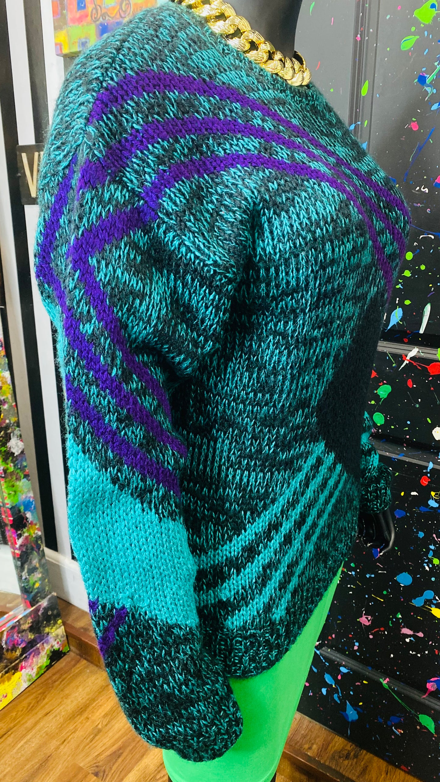 Vintage Knit Chunky Sweater (18/20)