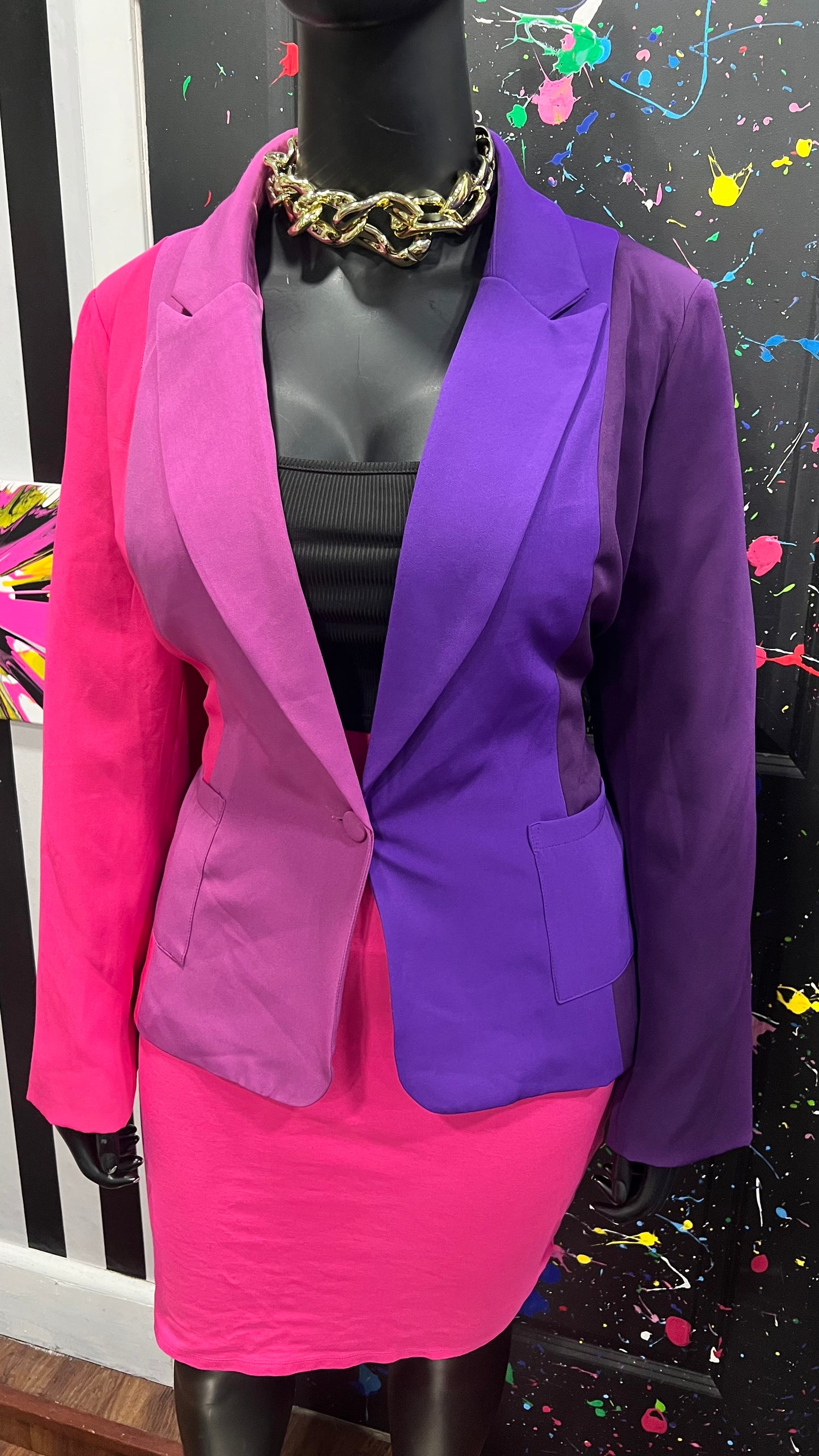 Ombré & Color Block Blazer (18)