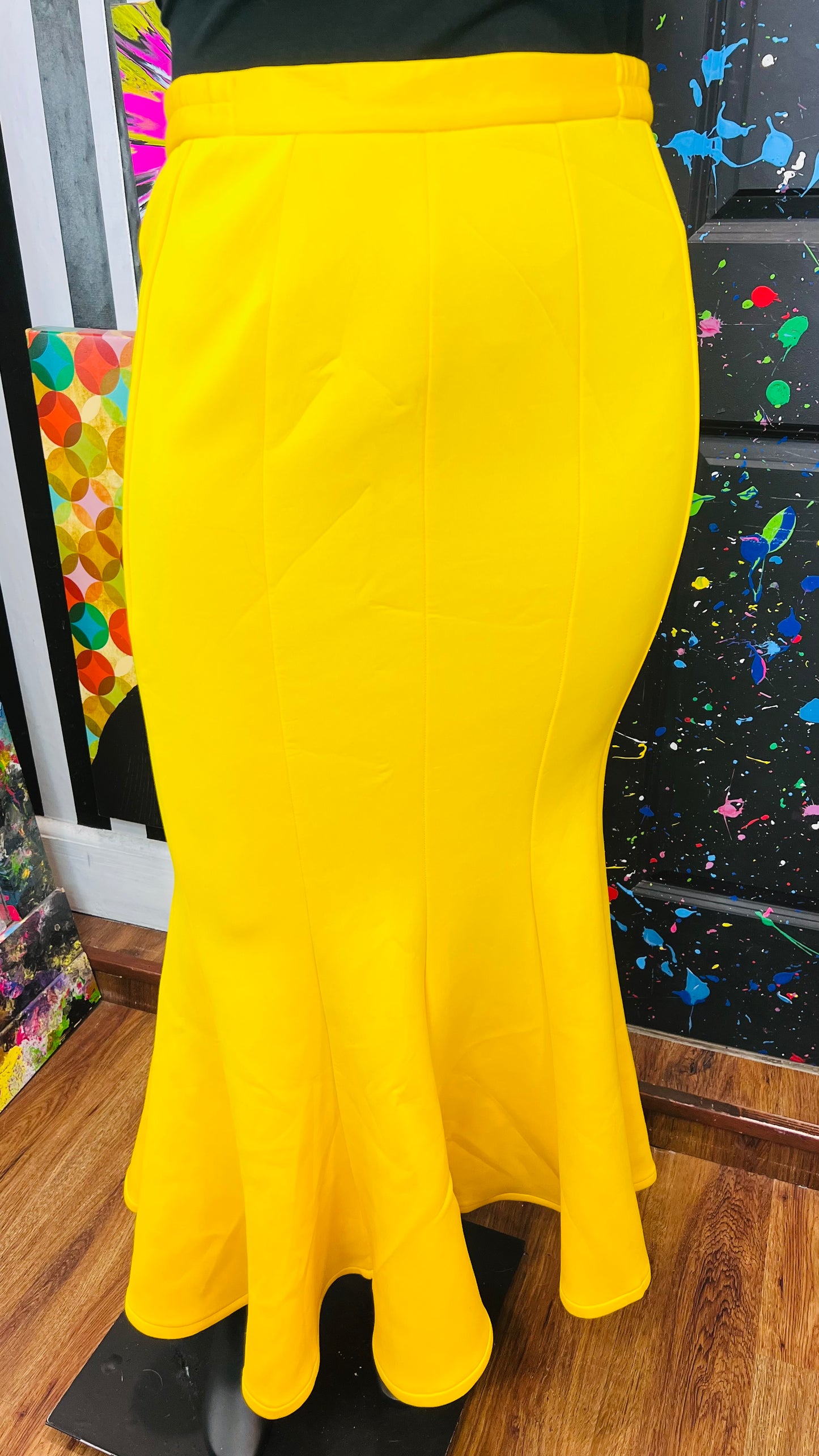 Yellow Mermaid Skirt (16)