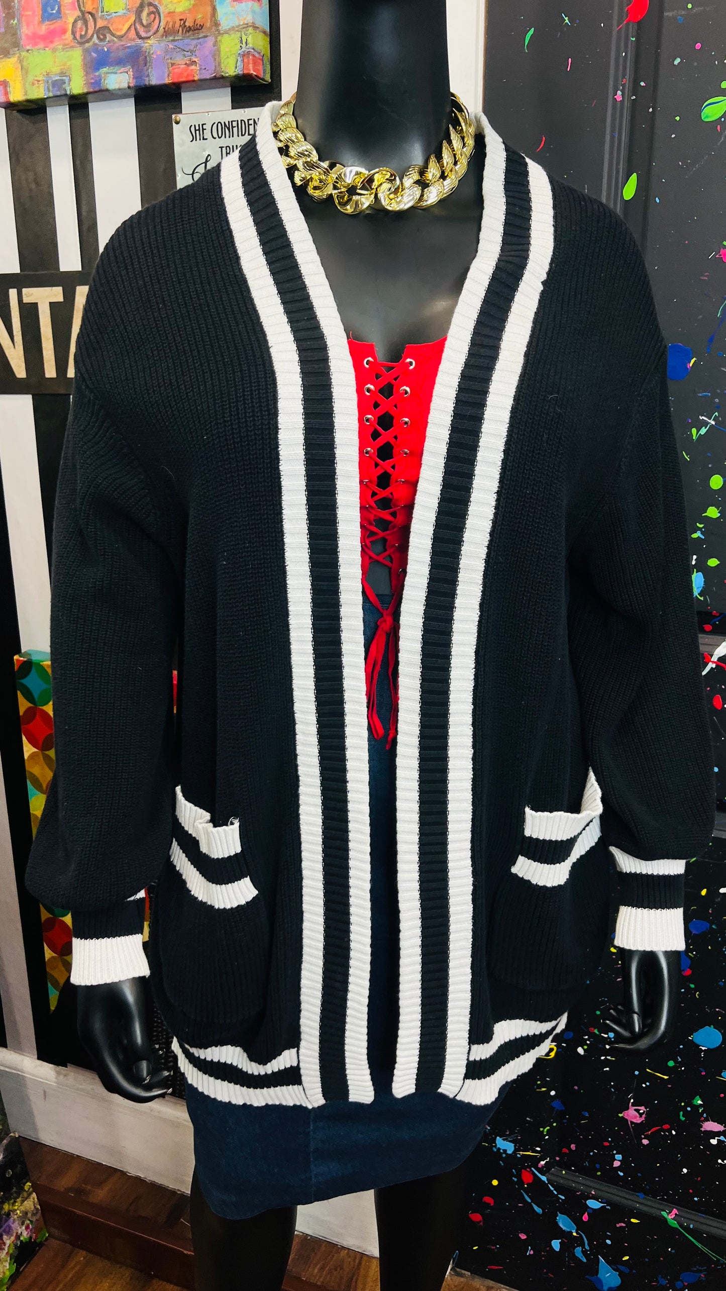 Black & White Cardigan (22)