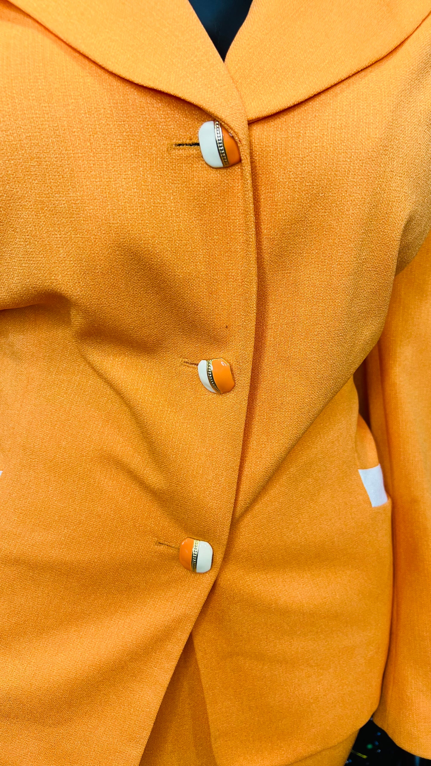 Vintage Orange & Cream Suit (24W)