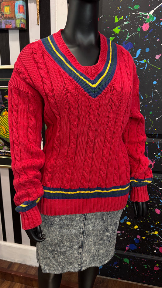 Vintage Cable Knit Gap Sweater (24)