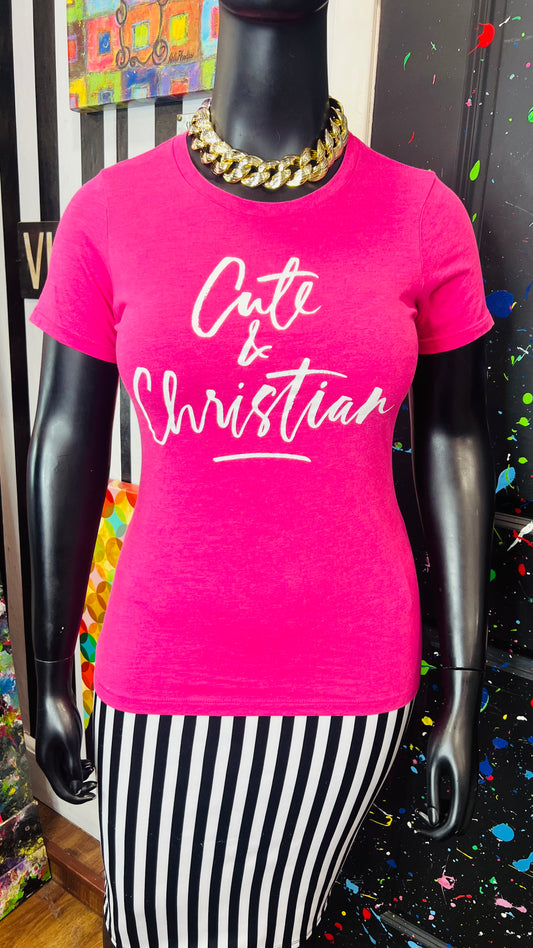 Cute & Christian Graphic Tee (14)