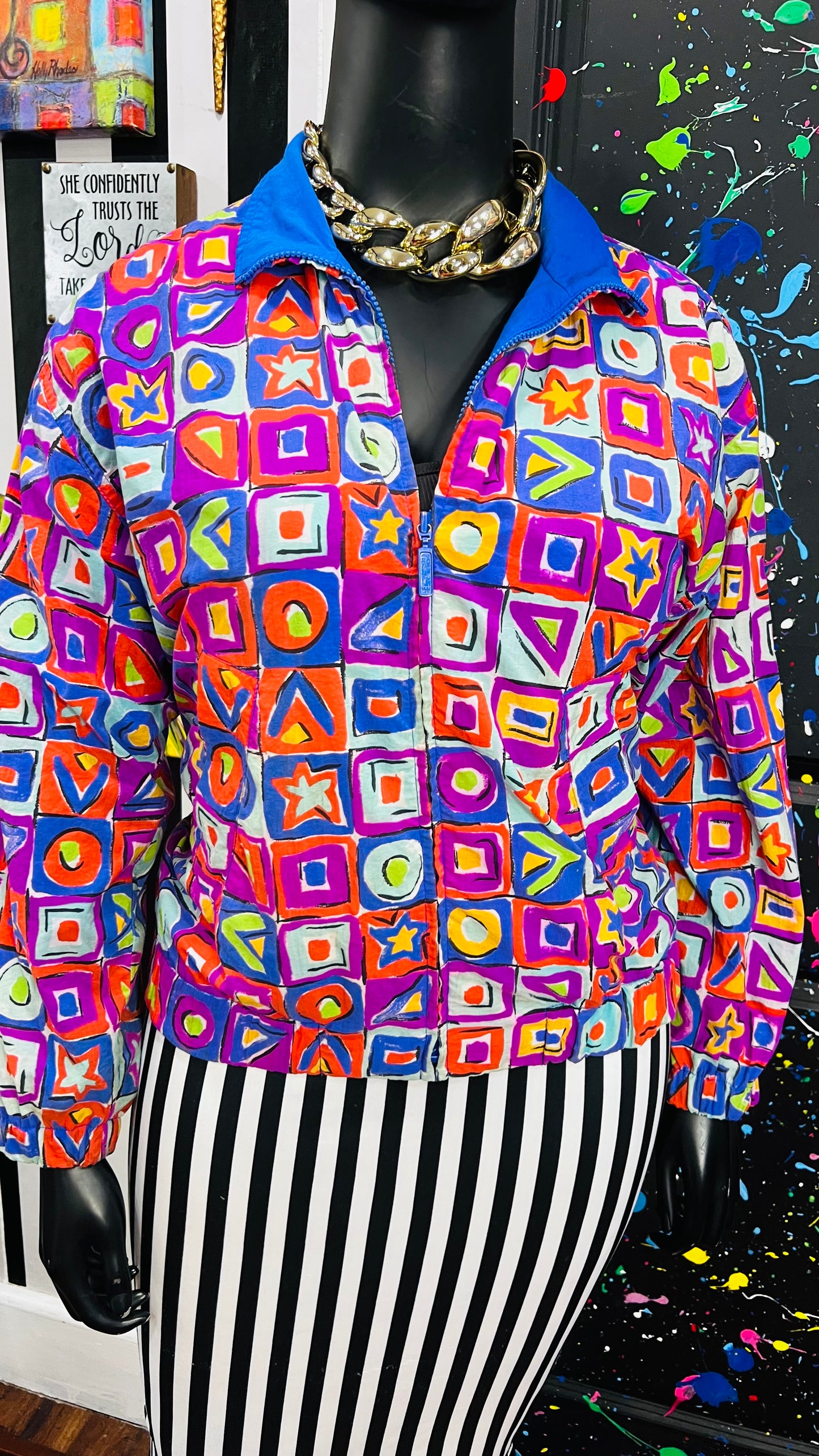 Vintage 80’s Windbreaker Jacket (16)