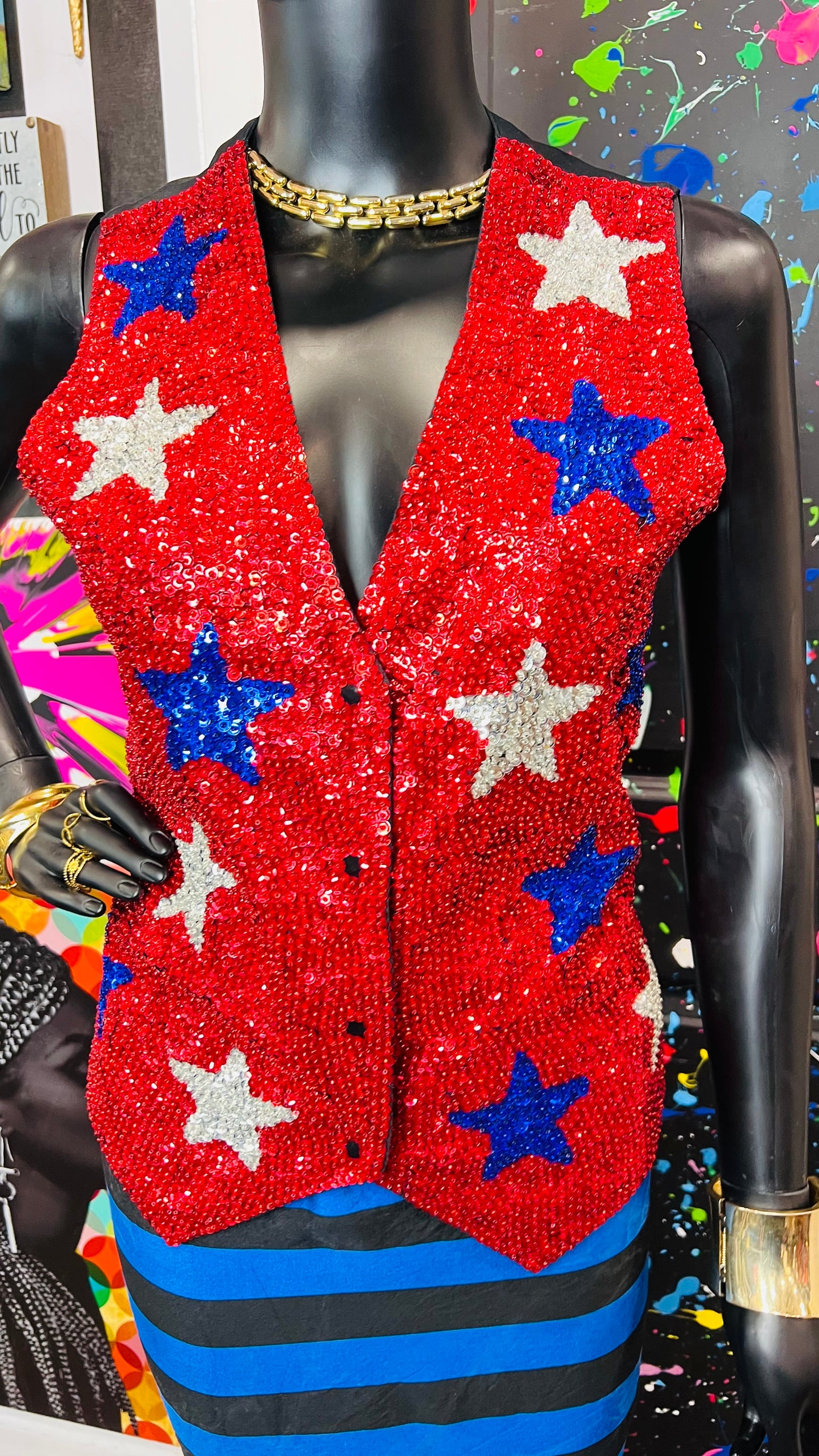 Vintage Stars Vest (12)