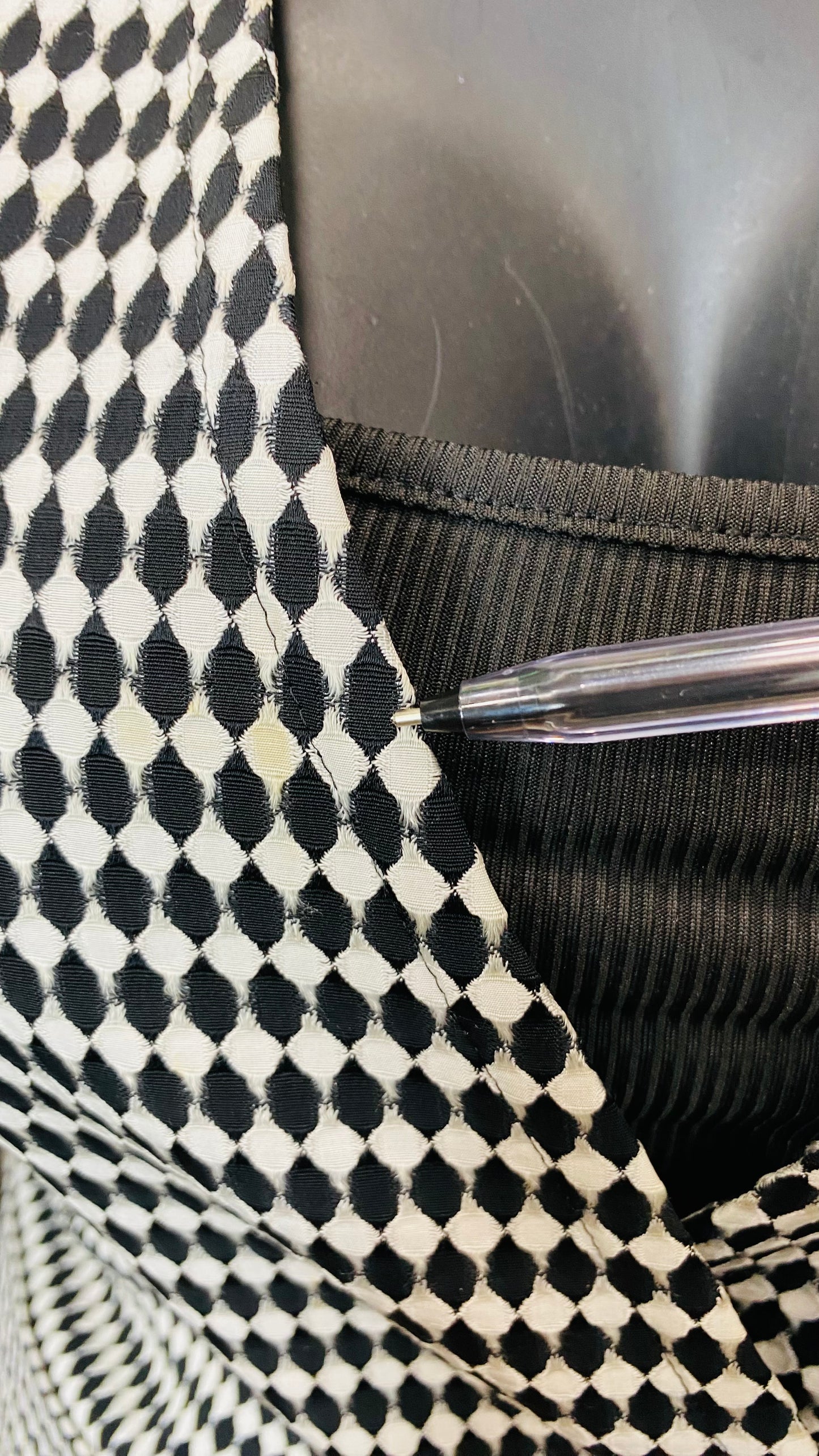 Vintage Black & White Double Breasted Blazer (12/14)