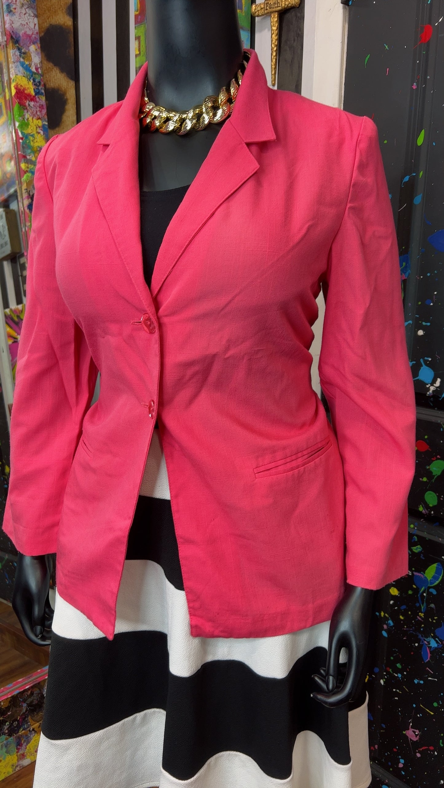 Vintage Pink Blazer (14)