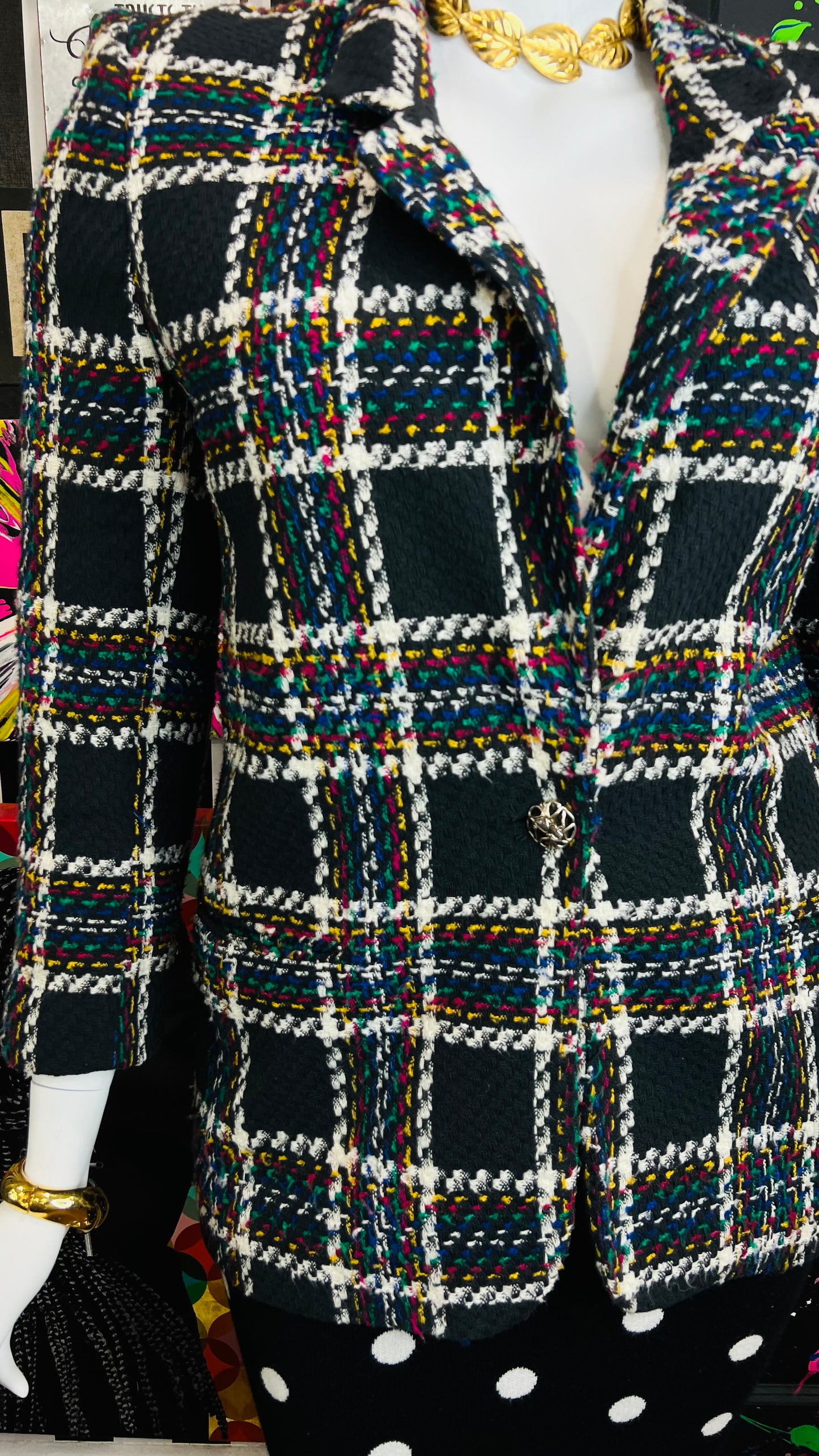 Vintage Plaid Blazer (16)