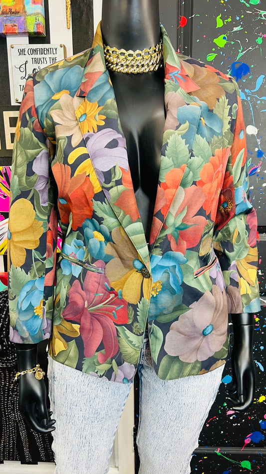 Vintage Floral Blazer (12)