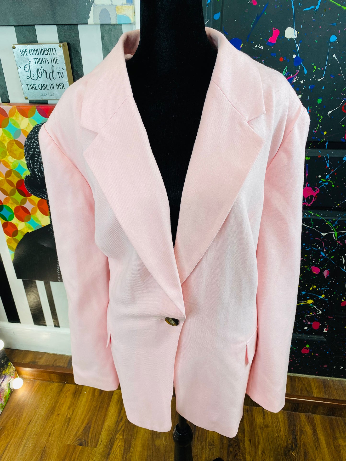 Vintage Sag Harbor Pink Blazer