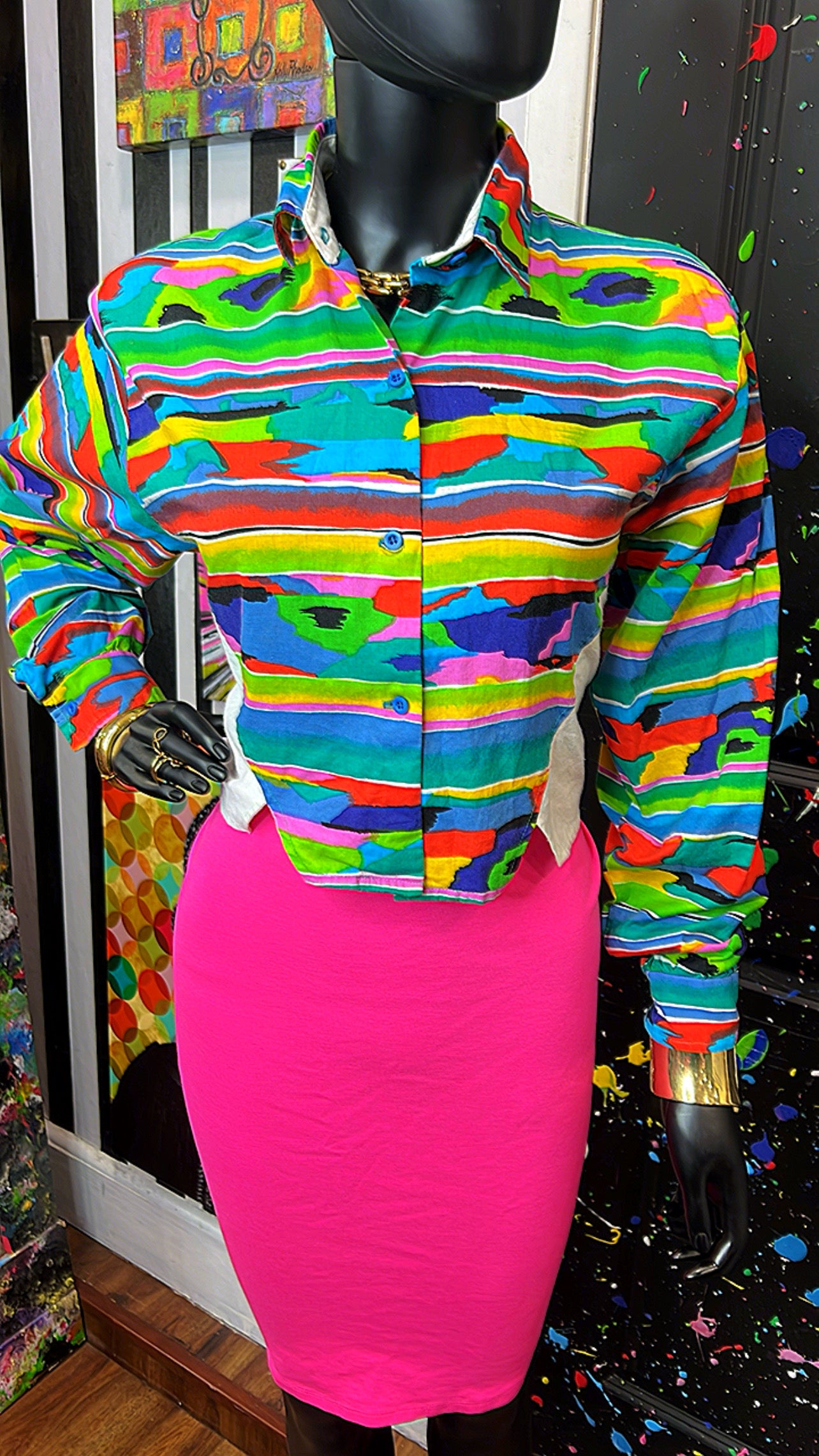 Vintage Cotton Western Blouse (12)