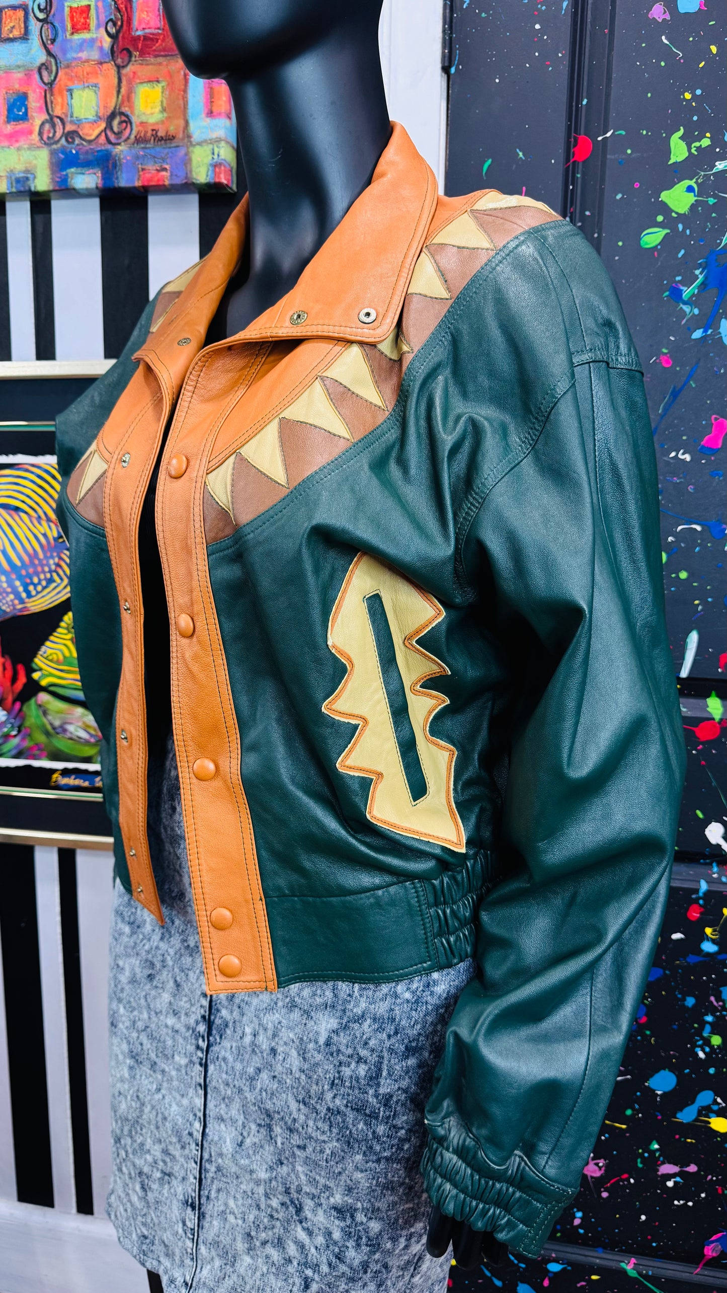 Vintage Genuine Leather Jacket (18)
