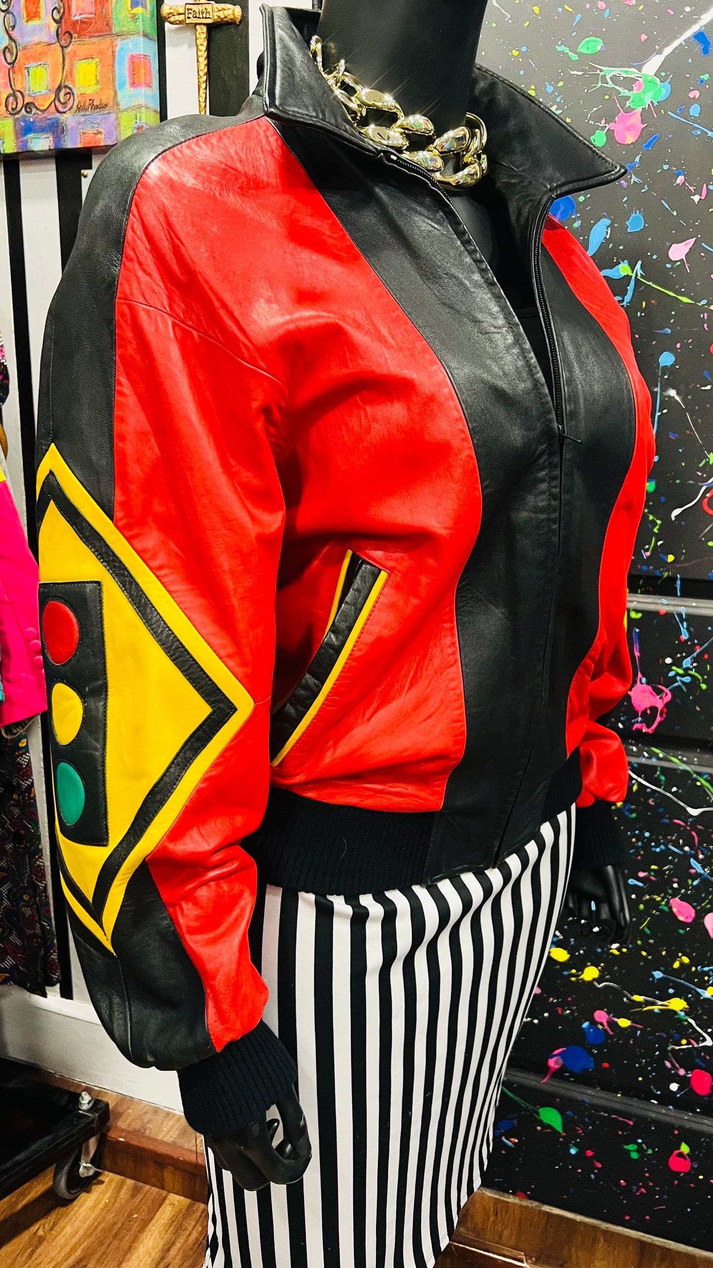 Vintage Genuine Leather *BUTTERY SOFT* Stop Light Jacket (18) *KC