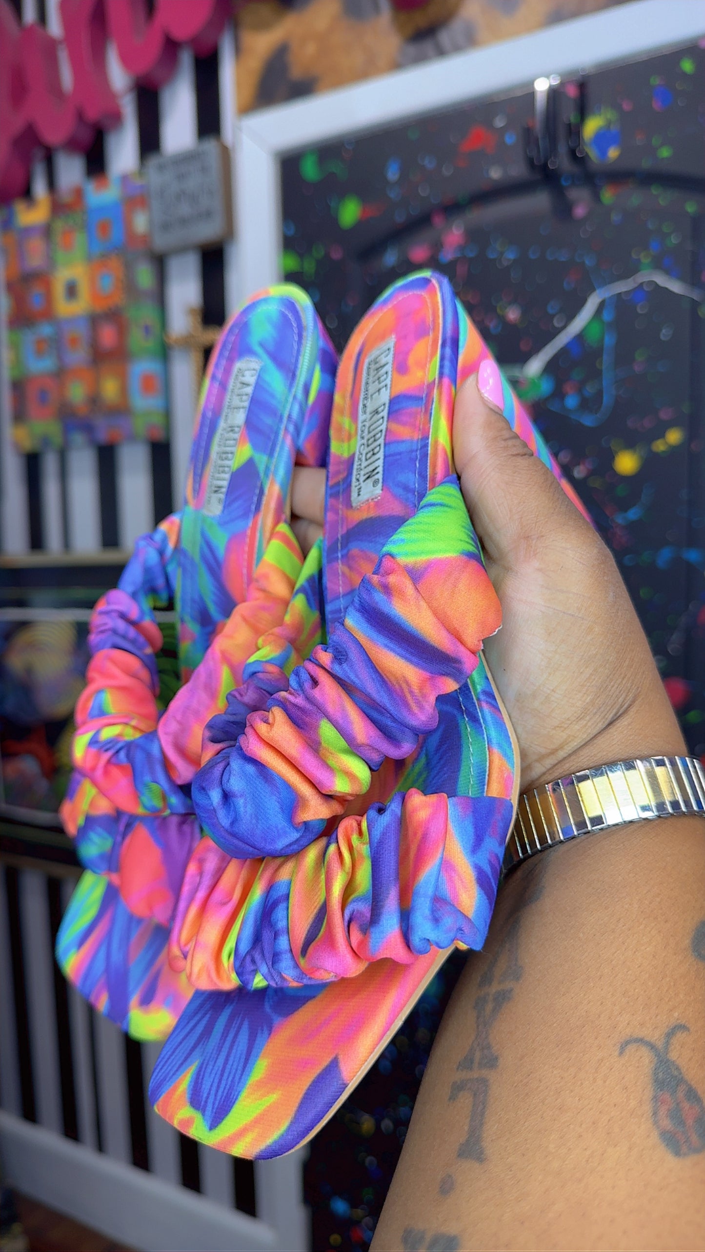 Tye Dye Mules (11) *Never Worn Just Tried on