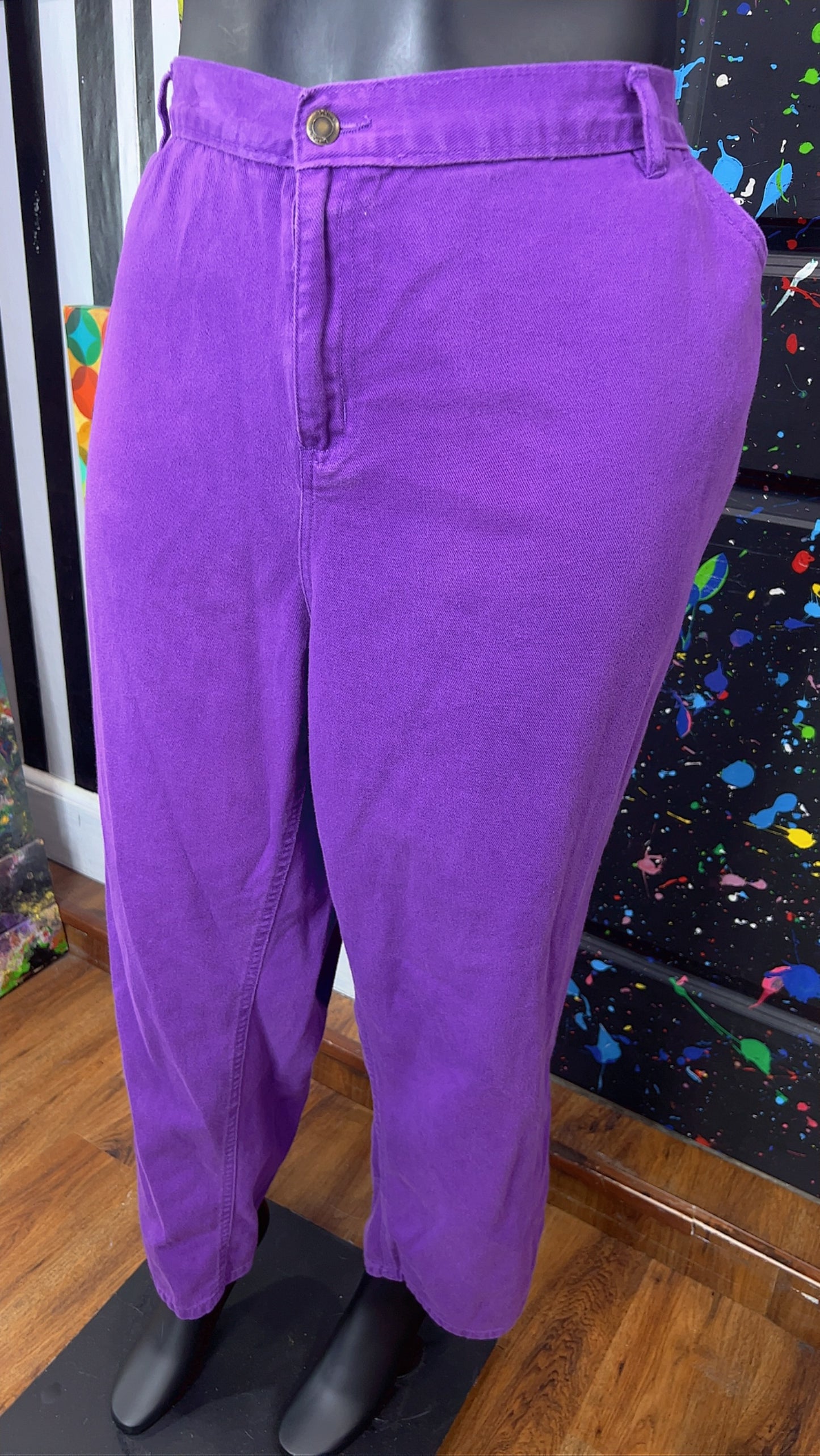 Vintage Purple Denim Jeans (28W)