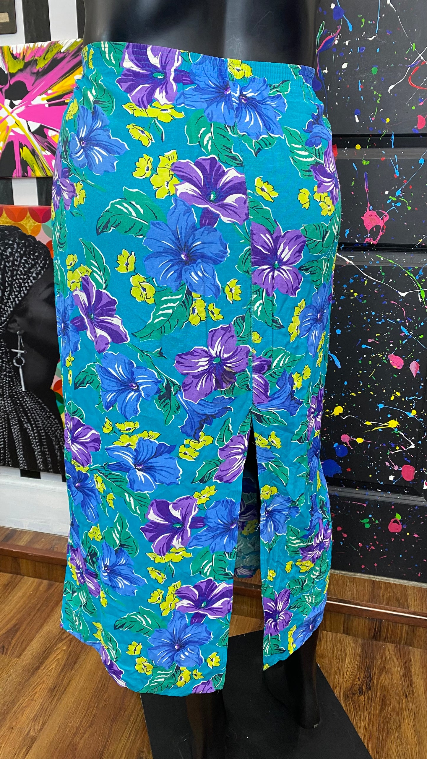 Vintage Floral Skirt (20)