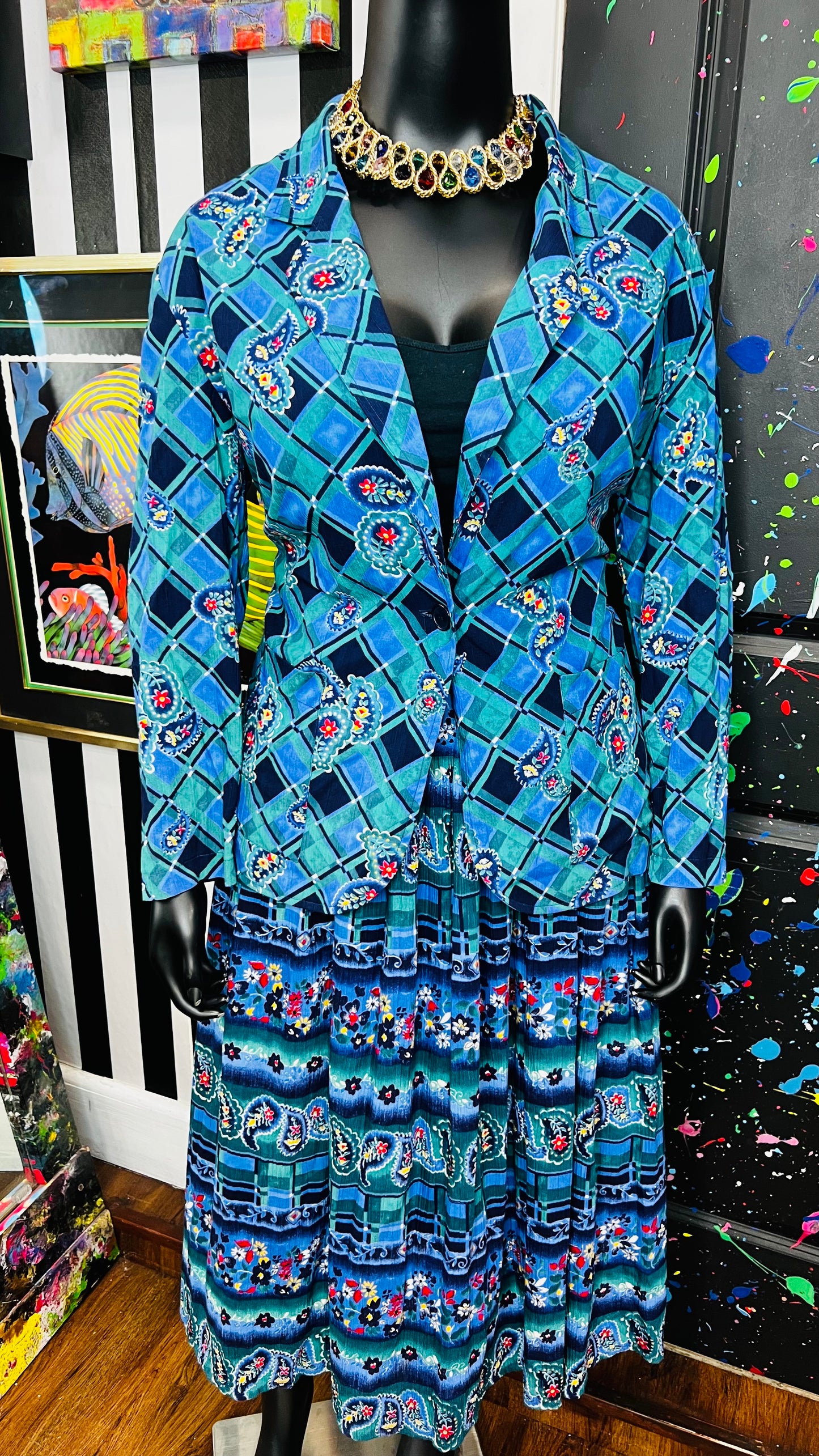 Vintage Blazer & Skirt Set (20)