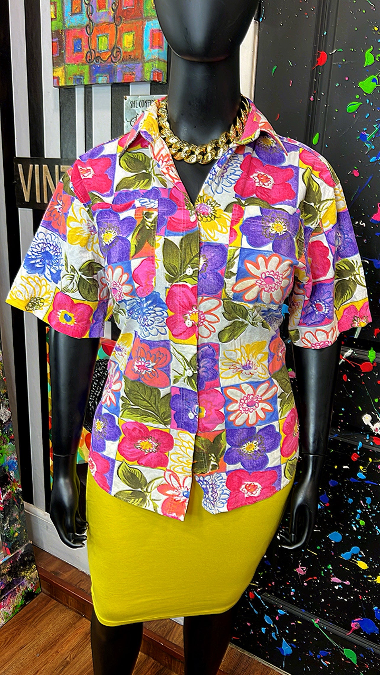 Vintage Floral West Blouse (18)