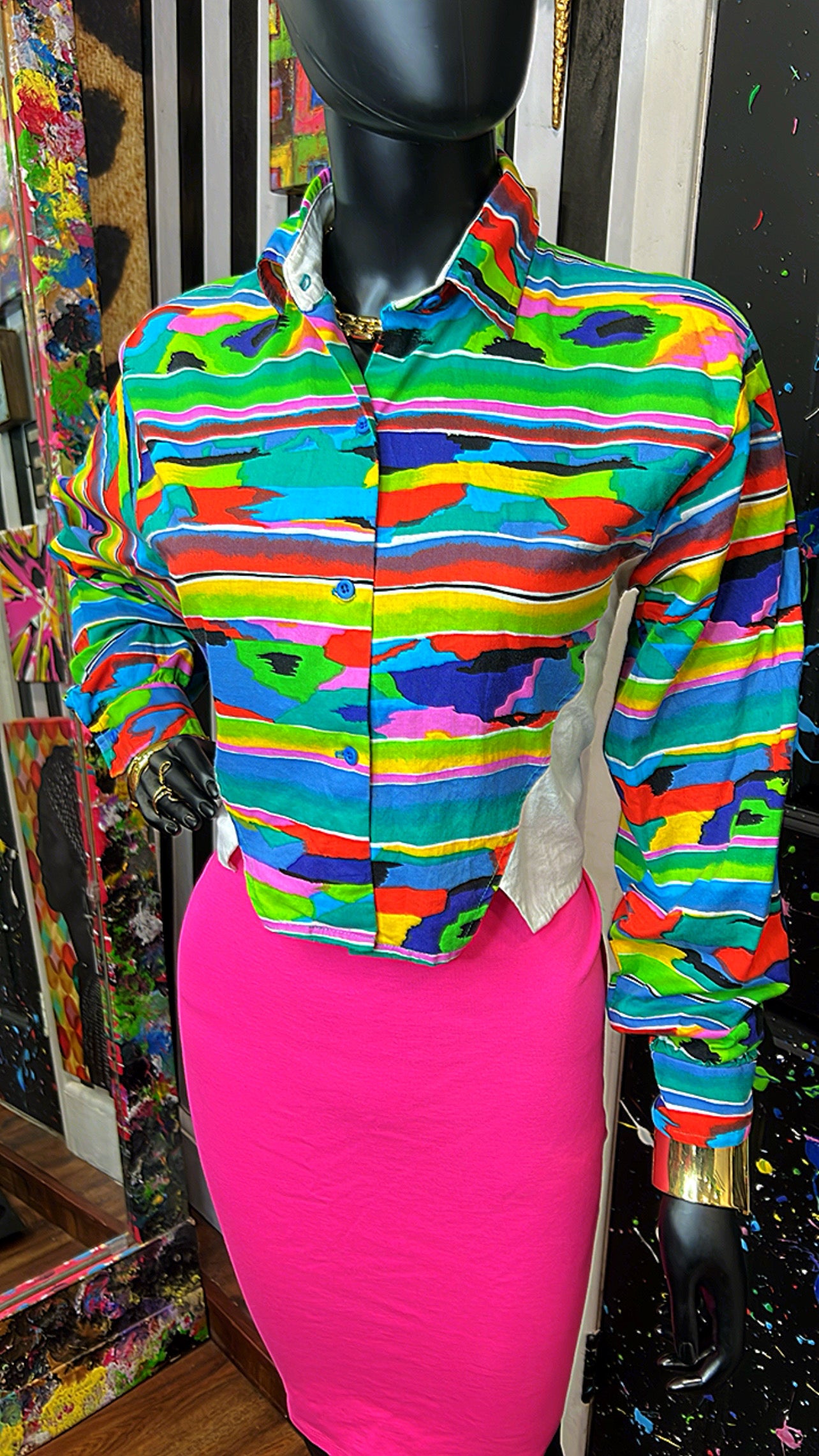 Vintage Cotton Western Blouse (12)