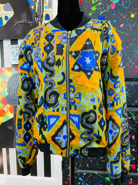 Vintage Peddlers Cropped Puffer Coat