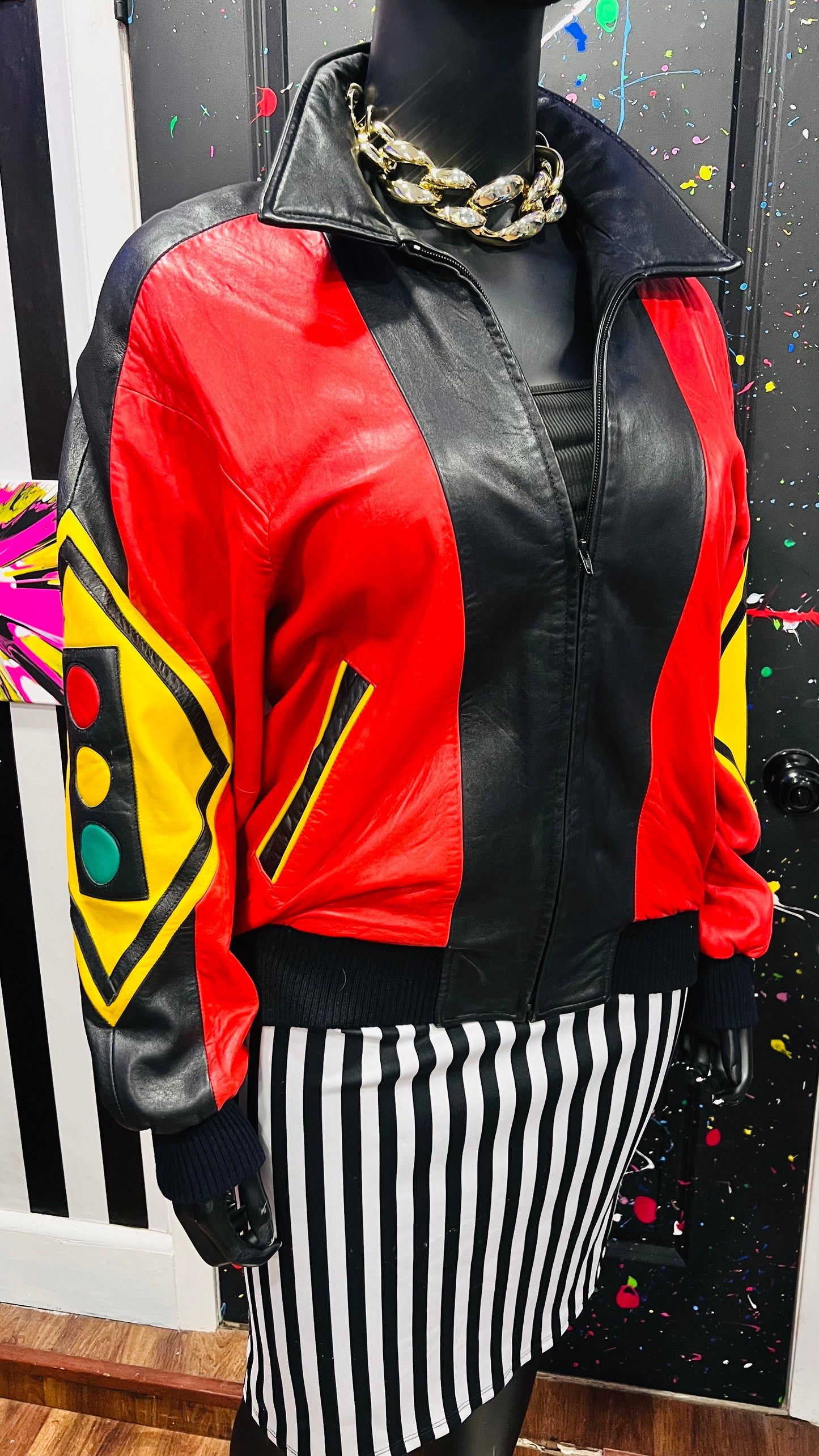 Vintage Genuine Leather *BUTTERY SOFT* Stop Light Jacket (18) *KC