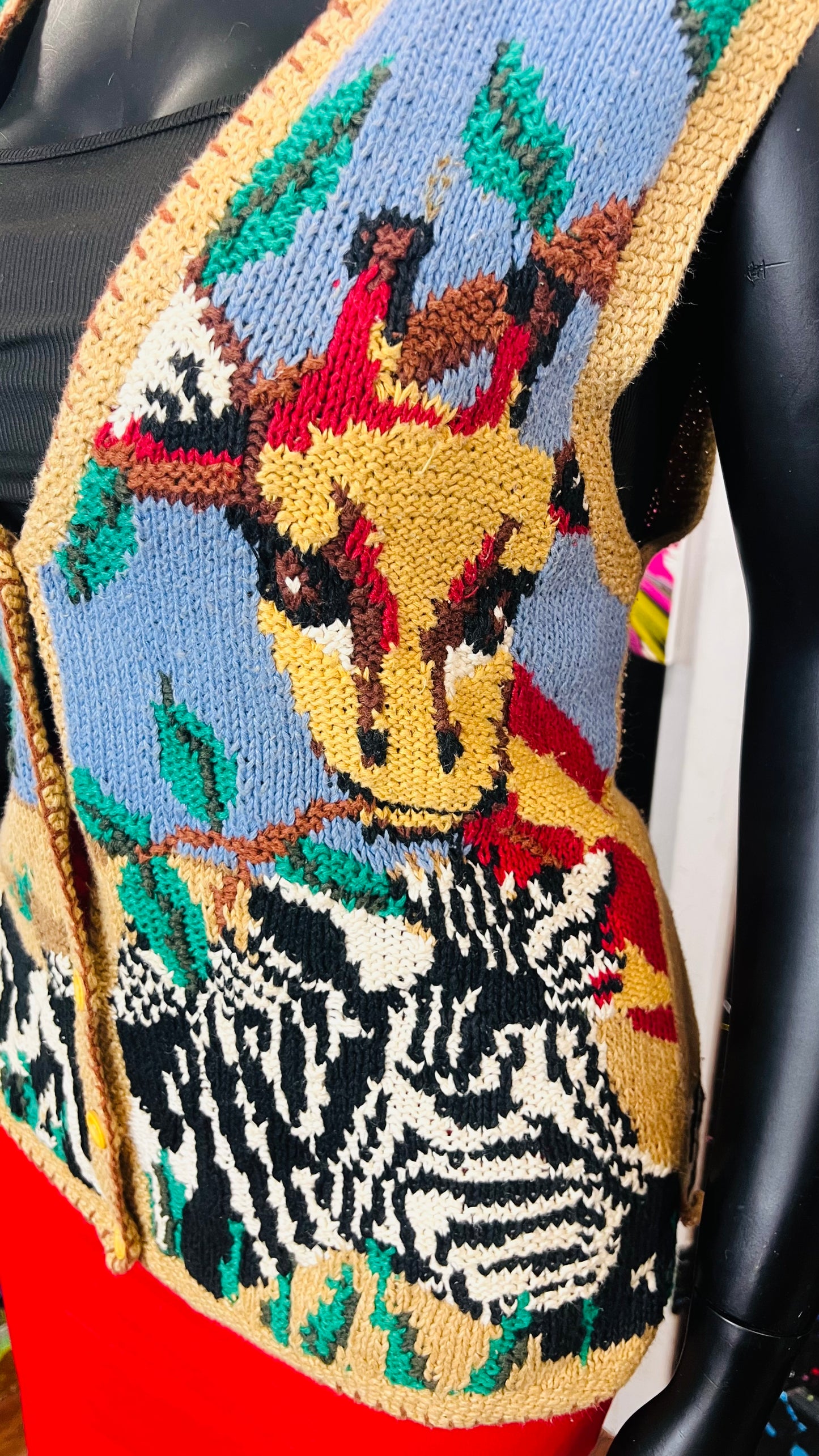 Vintage Safari Knit Vest (16)
