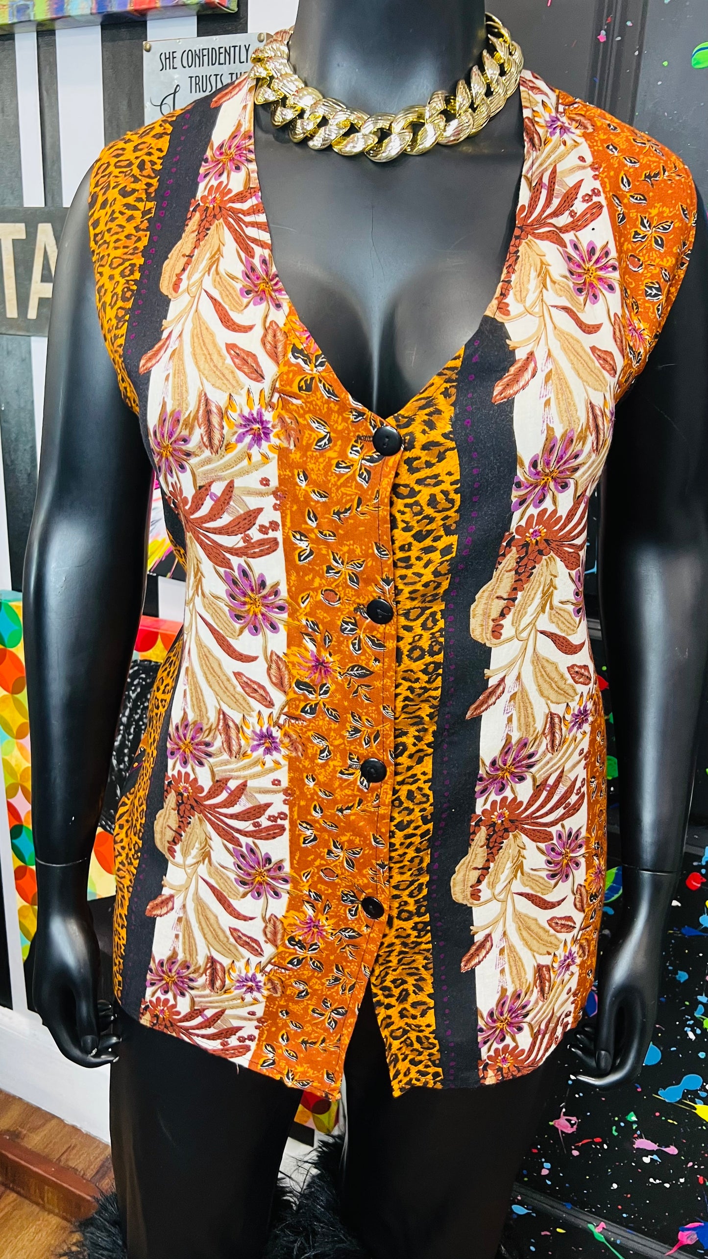 Vintage Sleeveless 90’s Blouse (24)