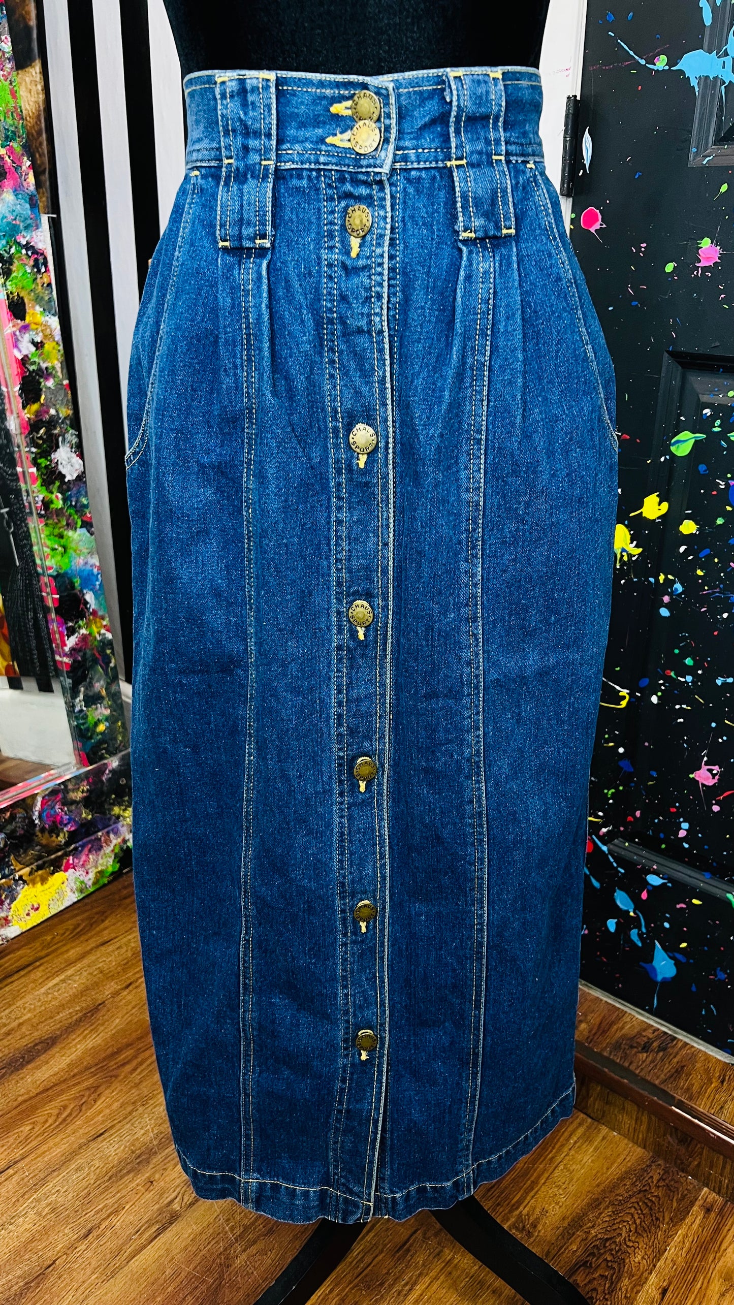 Vintage Denim Skirt (12)