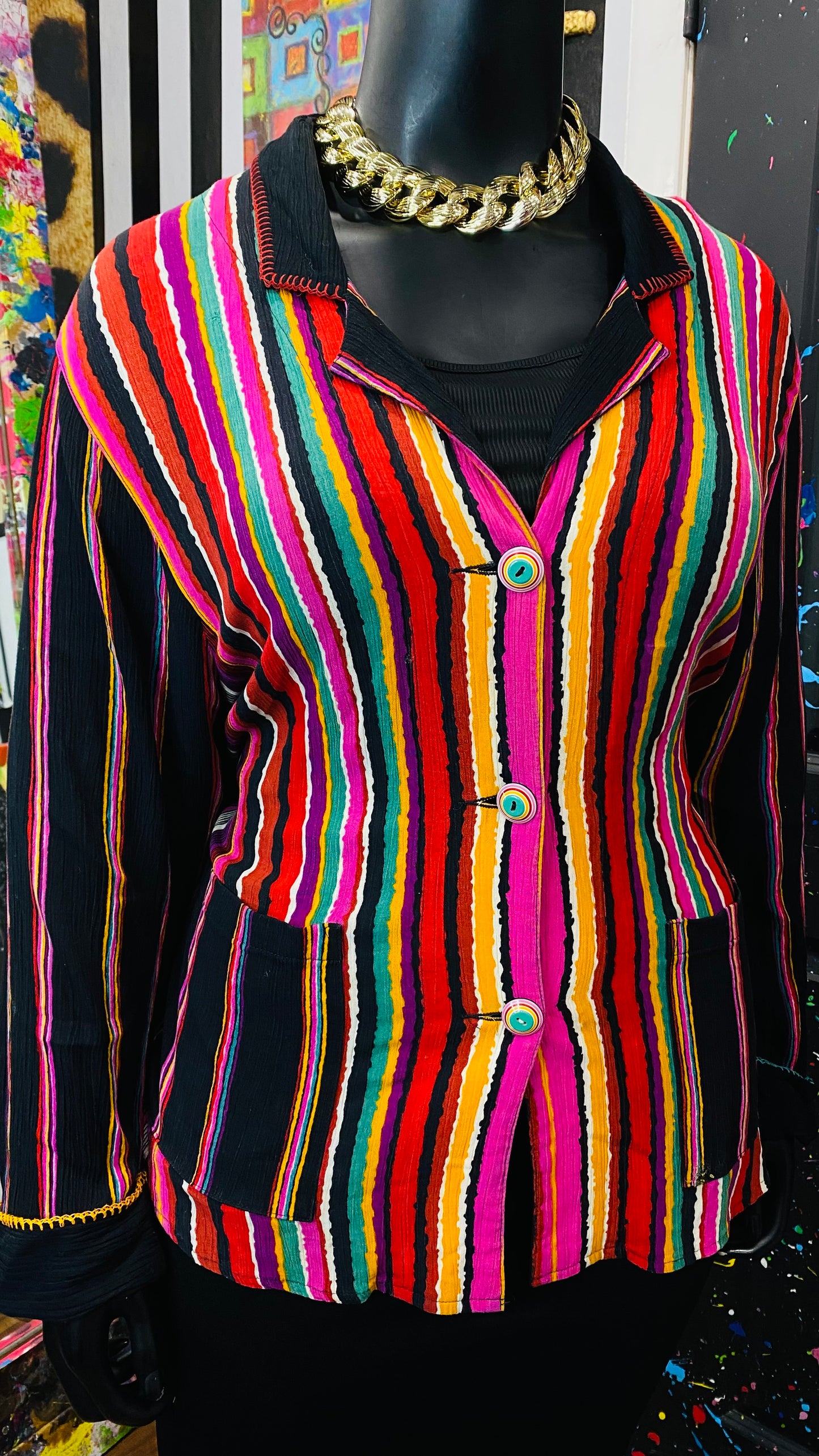 Vintage Carole Little Blazer (20)