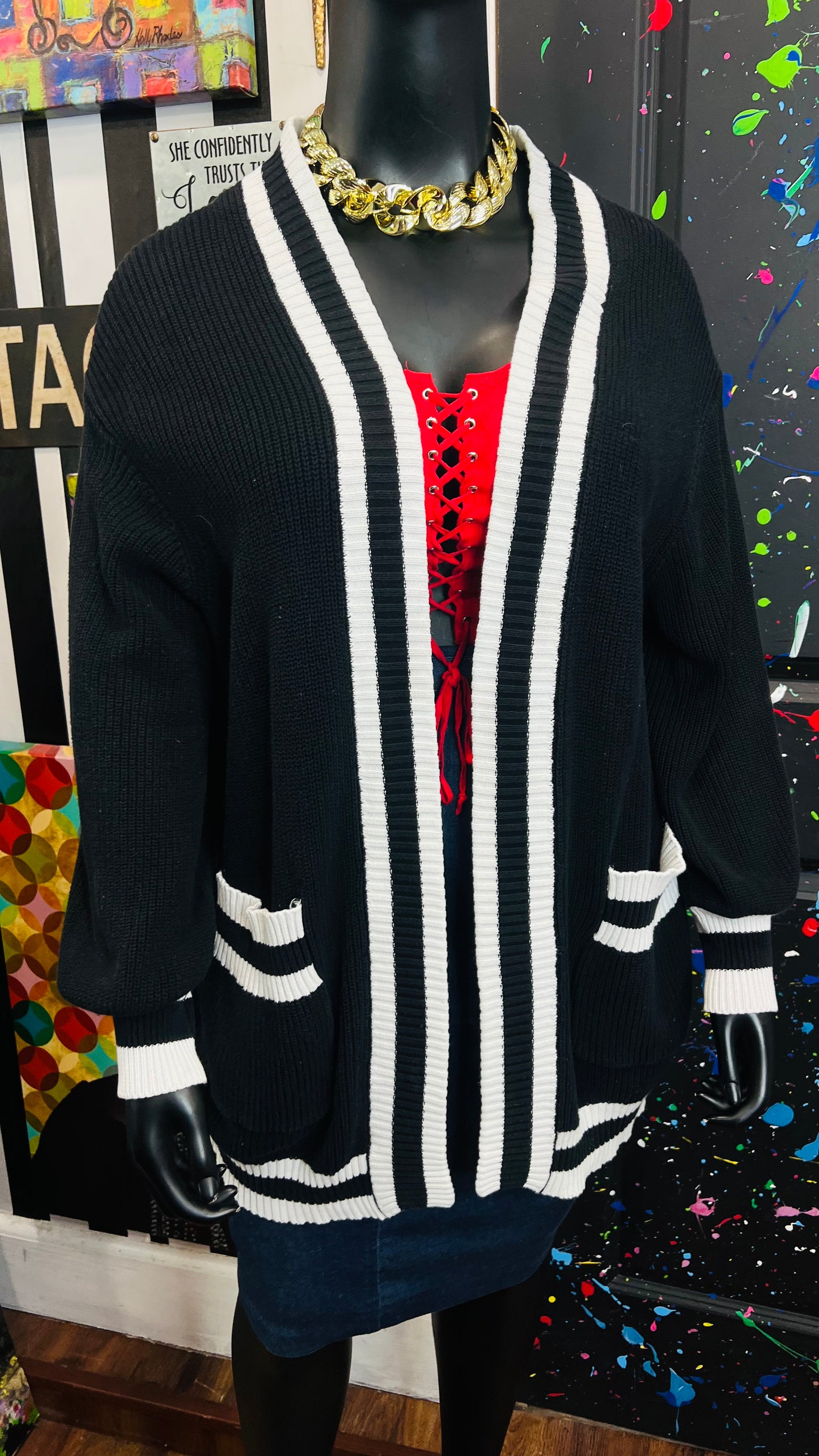 Black & White Cardigan (22)