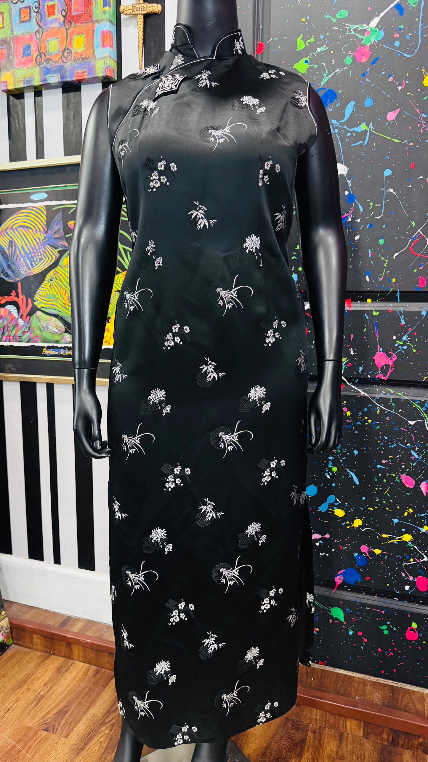 Vintage Cheongsam AKA Qipao Dress (14)