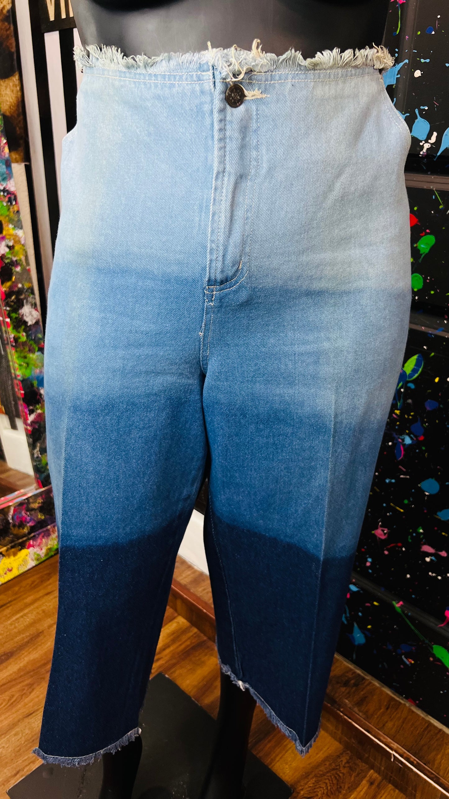 Vintage Y2K Ombré Capris (24)