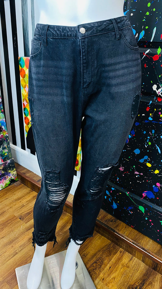 New w/ Tags Fashion Nova Distressed Jeans (16)