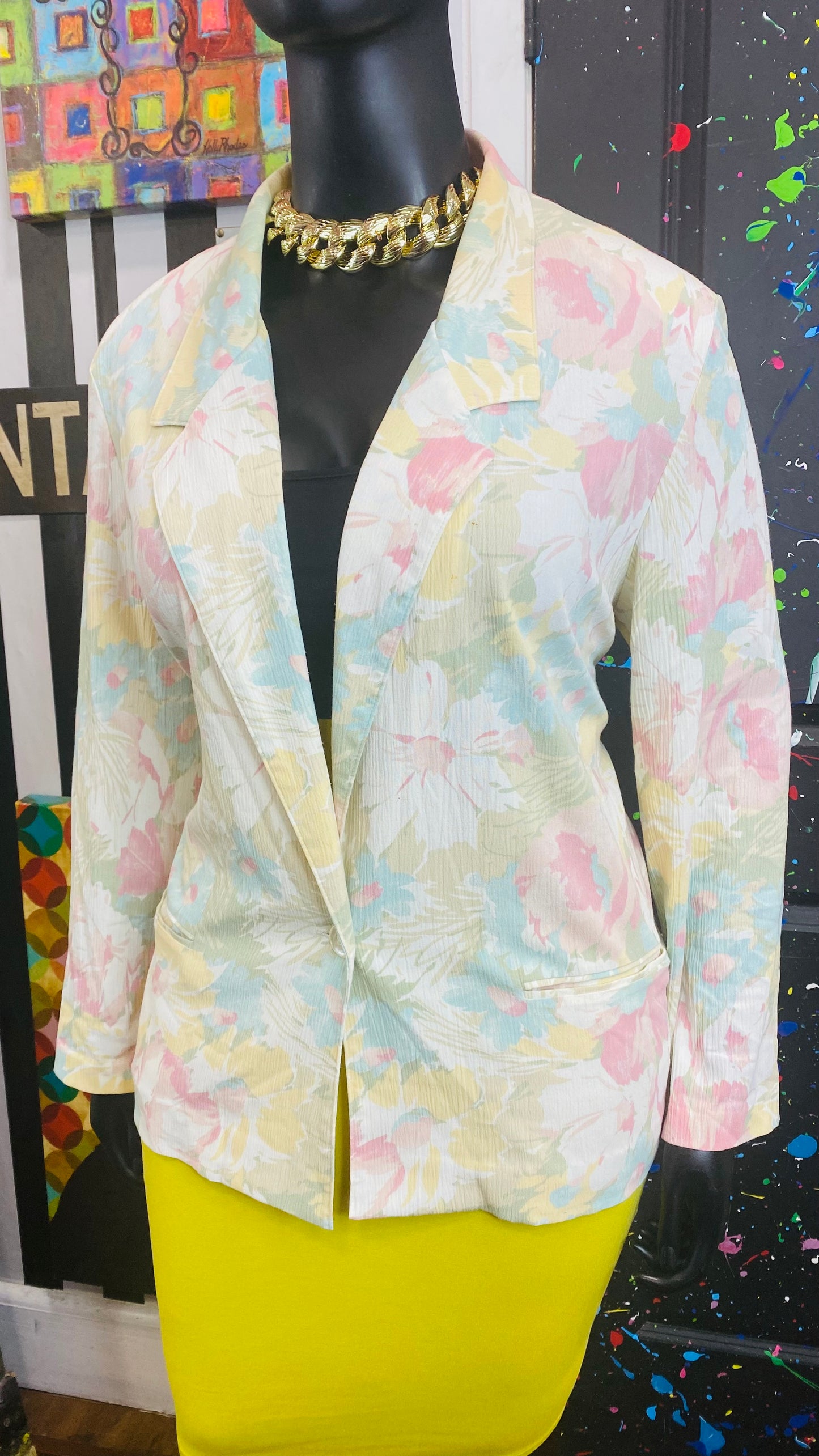 Vintage Pastel Blazer (20W)