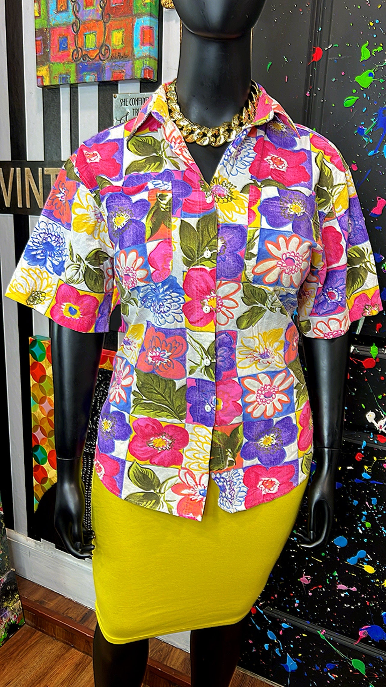 Vintage Floral West Blouse (18)